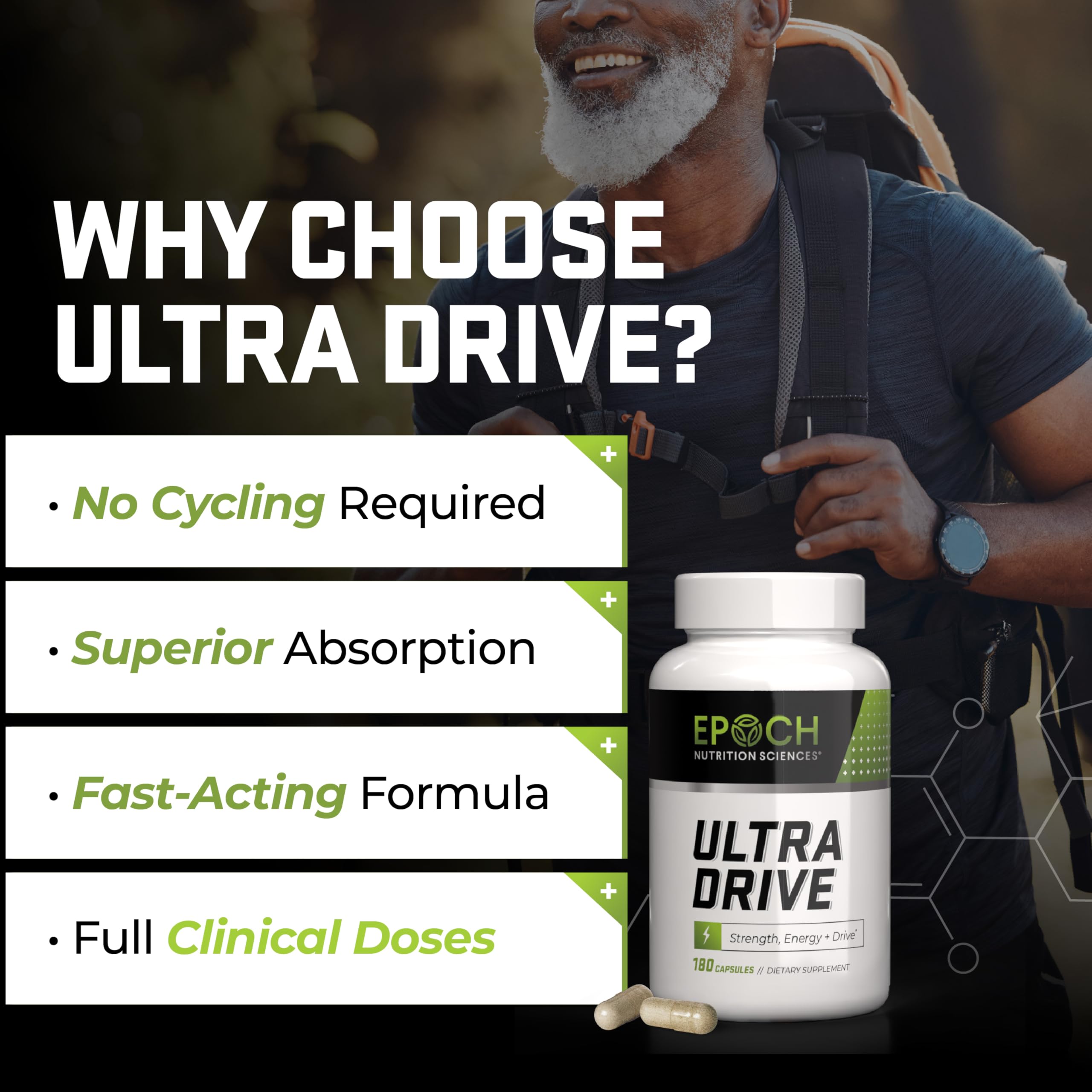 Epoch Nutrition | Ultra Drive – Advanced Performance Formula | Supports Energy, Endurance, and Healthy Circulation | with Tongkat Ali, Icariin & Nitric Oxide Support Epoch Nutrition Sciences buy supplements canada
