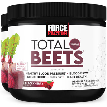 Force Factor Total Beets Superfood Beet Root Powder 2-Pack, Nitrates to Support Circulation, Blood Flow, Nitric Oxide, Energy, Endurance, Stamina Force Factor buy supplements canada