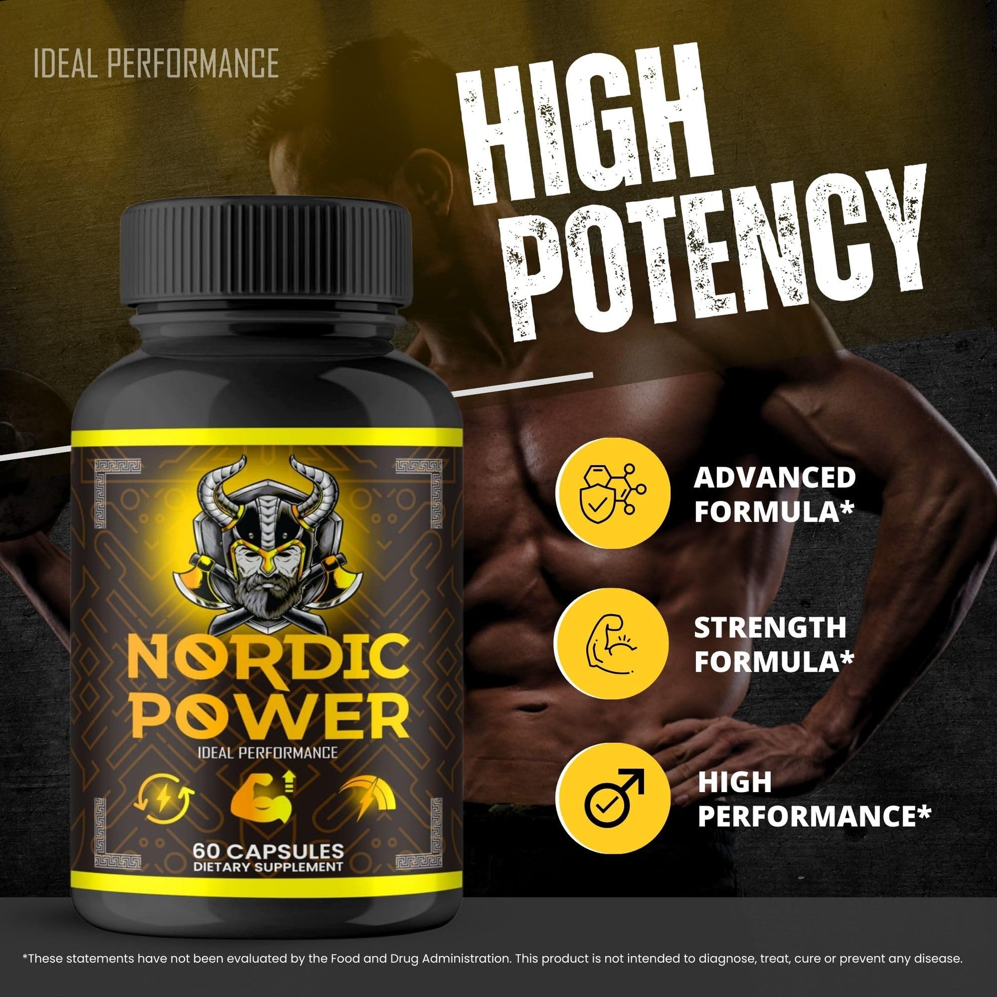 Nordic Power Pills, Official Nordic Power Capsules - Maximum Strength Energy, Stamina and Performance, Premium Formula to Support Overall Well-Being, Natural NordicPower Pastillas Review (2 Pack) IDEAL PERFORMANCE buy supplements canada