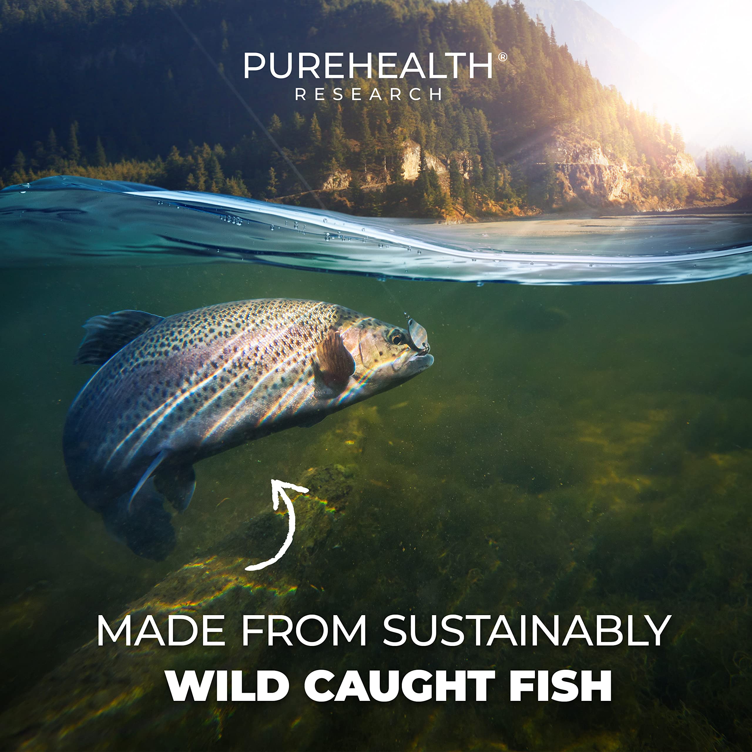PUREHEALTH RESEARCH Complete Omega 3 Fish Oil Softgels - Omega-3 Fatty Acid Supplements- EPA DHA Supplement - Non-GMO- 90 Soft Gels PUREHEALTH RESEARCH buy supplements canada