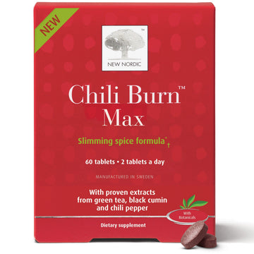New Nordic Chili Burn Max, Natural Slimming & Weight Loss Formula Supplement, 60 Count (Pack of 1) NEW NORDIC buy supplements canada