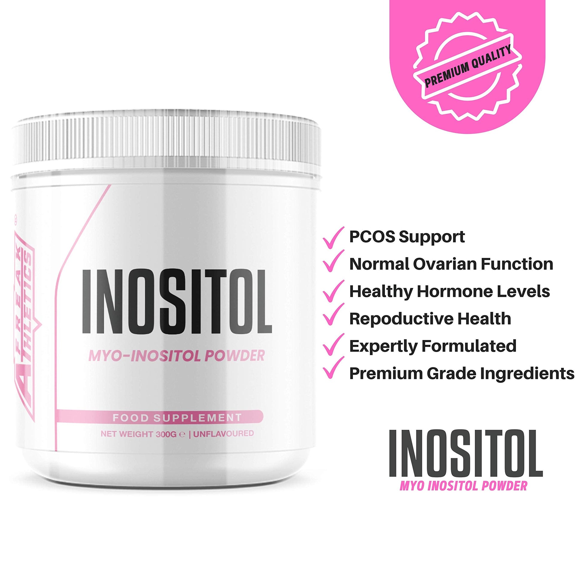 Inositol (Myo-Inositol) Powder 300g | Premium Myo Inositol Powder - Supports Women Freak Athletics buy supplements canada