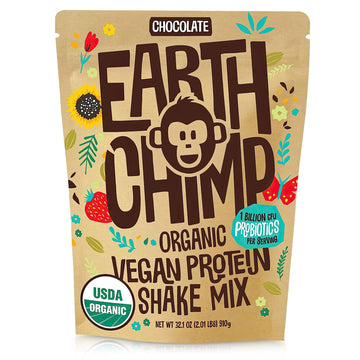 EarthChimp Organic Vegan Protein Powder - with Probiotics - Non GMO, Dairy Free EarthChimp buy supplements canada