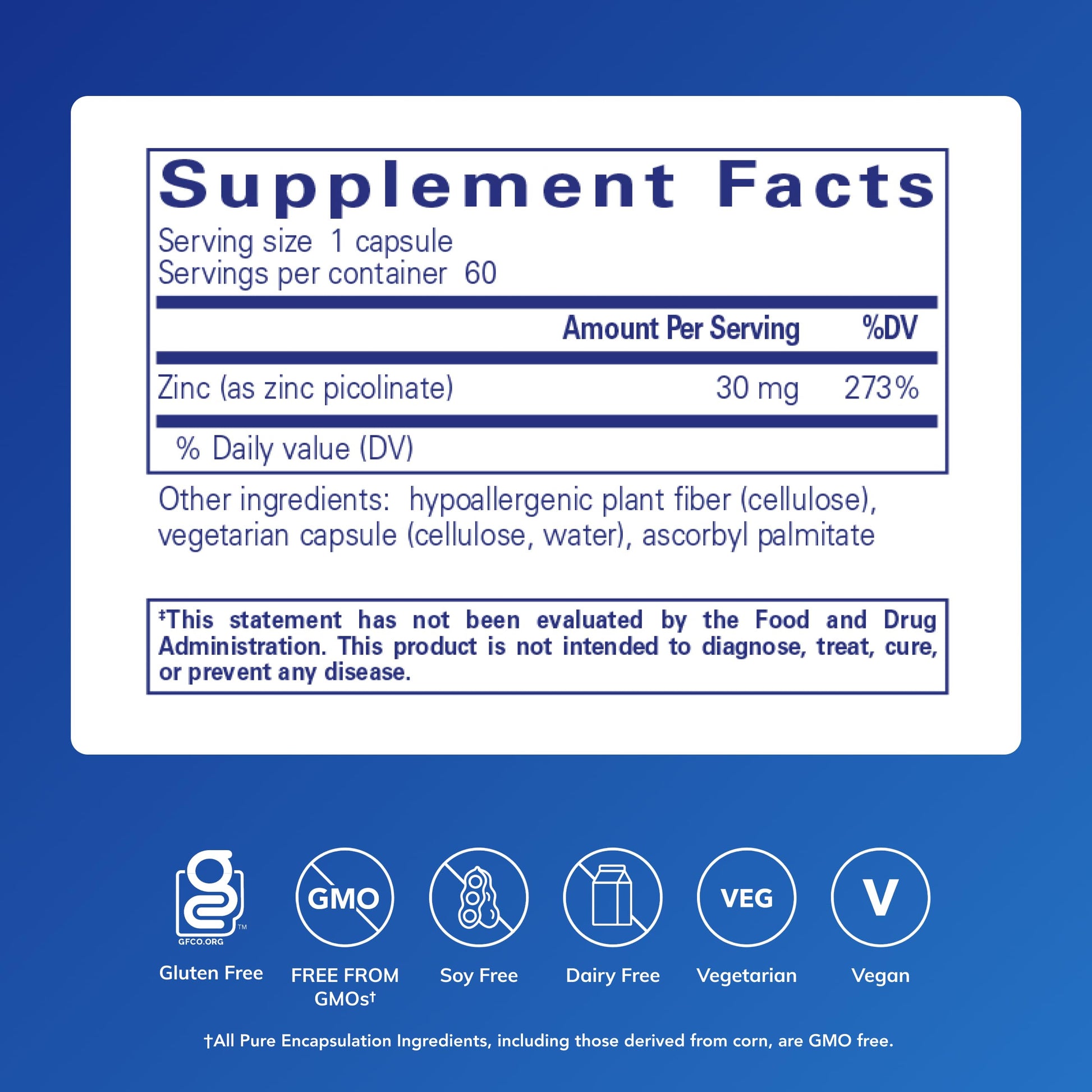 Pure Encapsulations Zinc 30 mg - Supplement for Immune System Support, Growth and Development, and Wound Healing Pure Encapsulations buy supplements canada