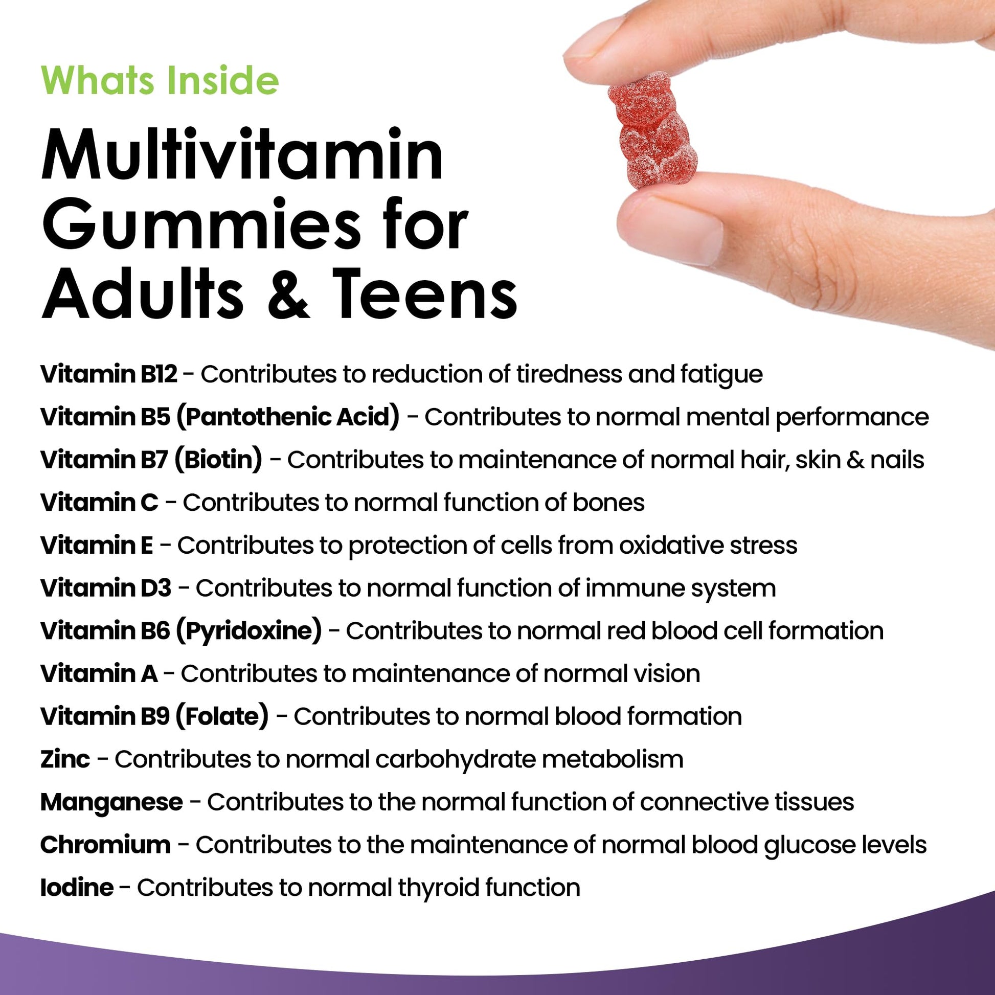Multivitamin Gummies High Strength for Men Women - Vegetarian +14 Essential Vitamins NEW LEAF PRODUCTS buy supplements canada