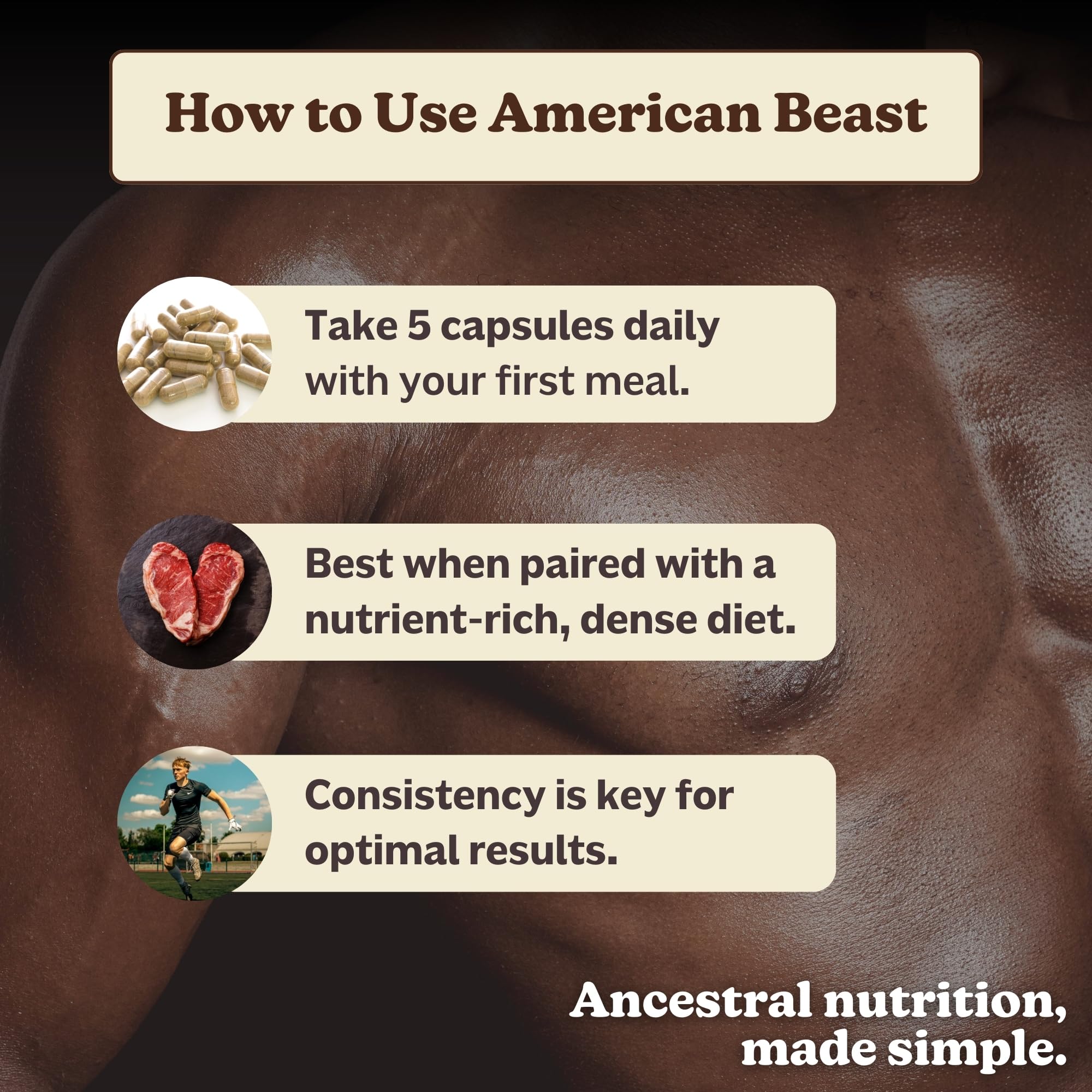 MK Supplements American Beast | Bison Liver & Heart Capsules | ~49x More CoQ10 Than Beef Liver | Regeneratively Raised Bison | 150 Capsules MK Supplements buy supplements canada