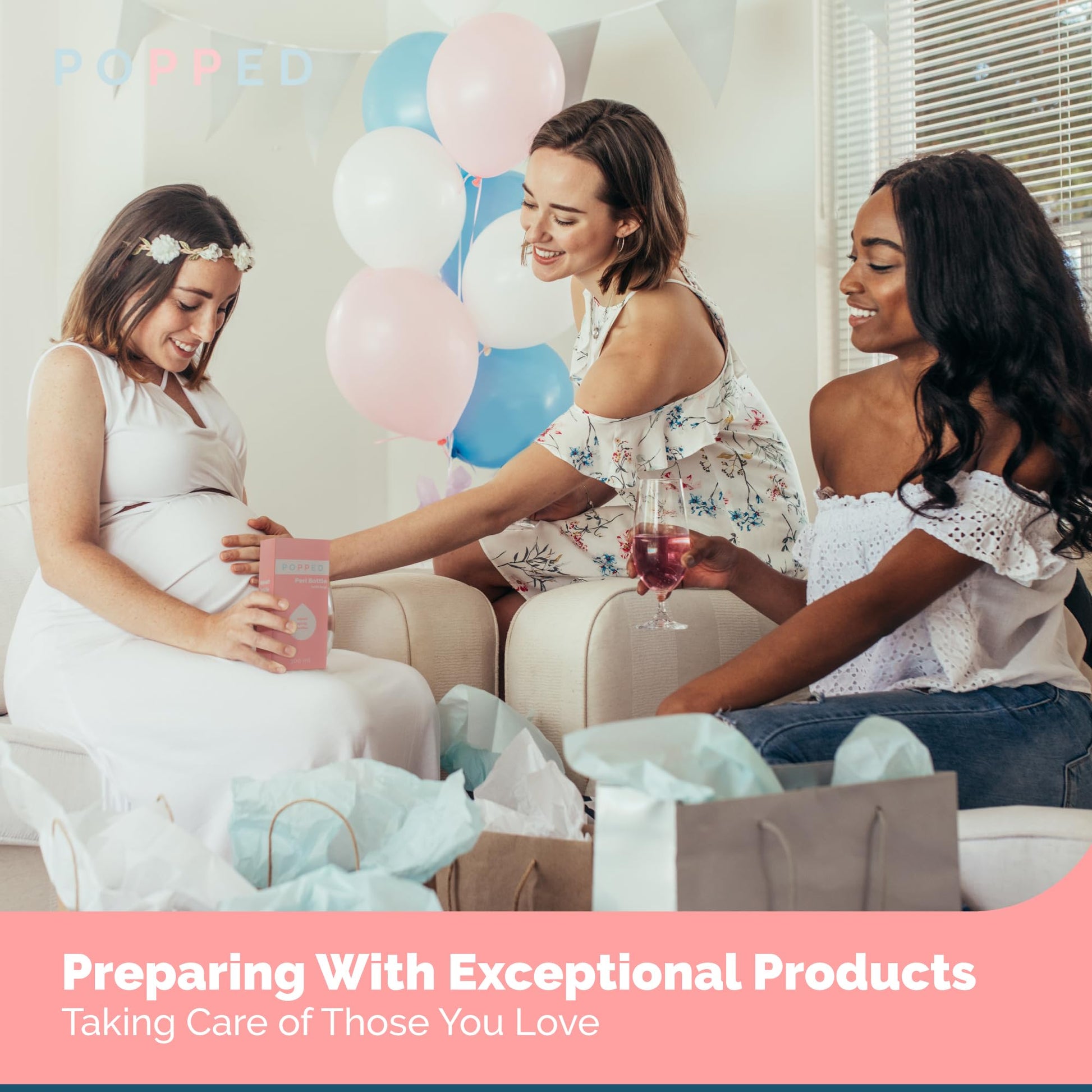 Popped Peri Bottle for Postpartum Care | Portable Bidet | Spray Bottle for Pain Relief, Tears POPPED buy supplements canada