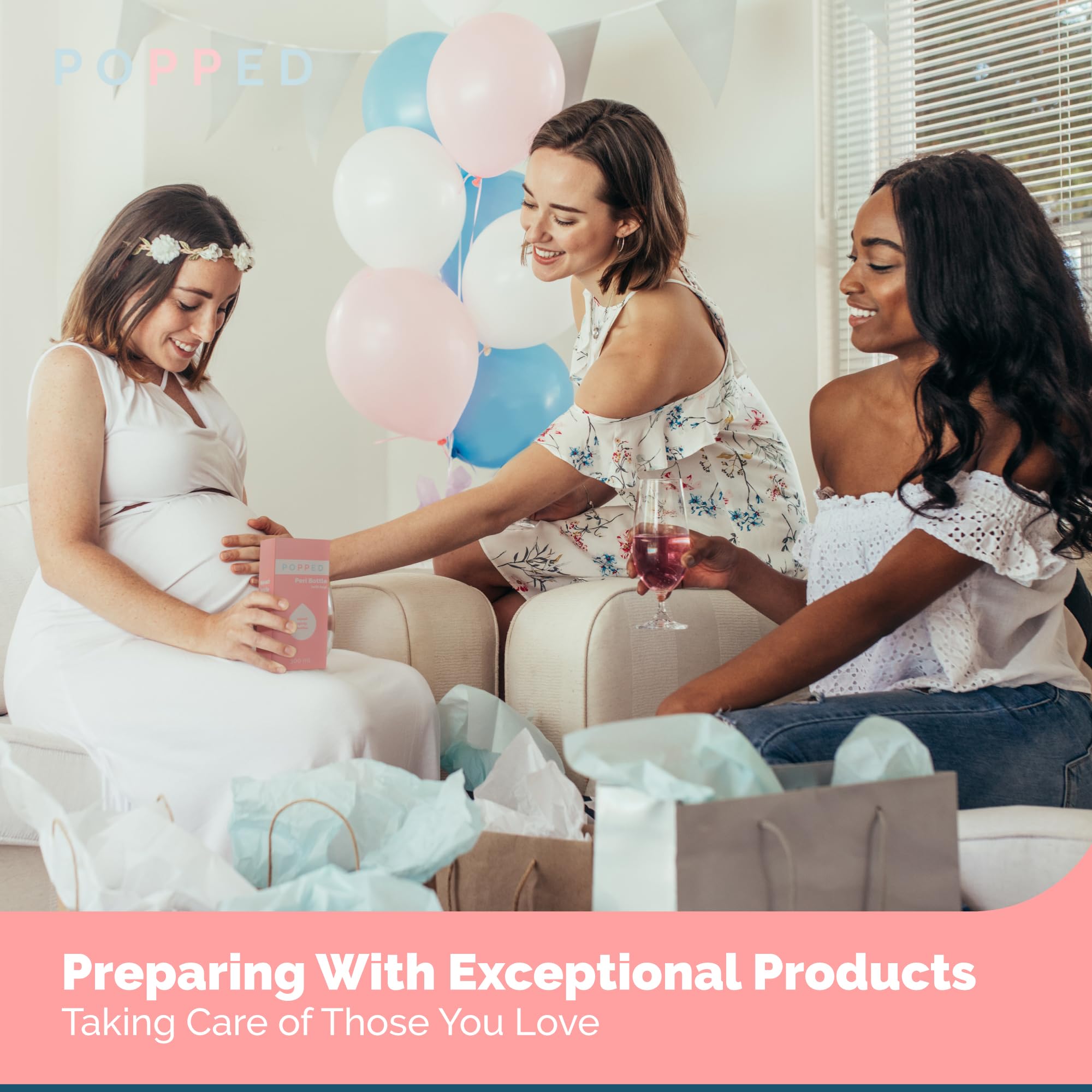 Popped Peri Bottle for Postpartum Care | Portable Bidet | Spray Bottle for Pain Relief, Tears POPPED buy supplements canada