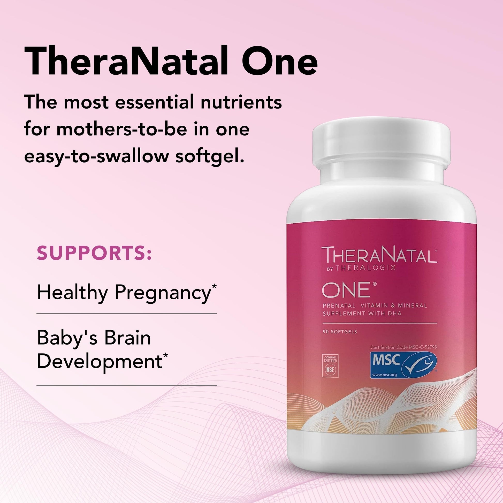 Theralogix TheraNatal One Prenatal Vitamin - 90-Day Supply - Prenatal Multivitamin Theralogix buy supplements canada