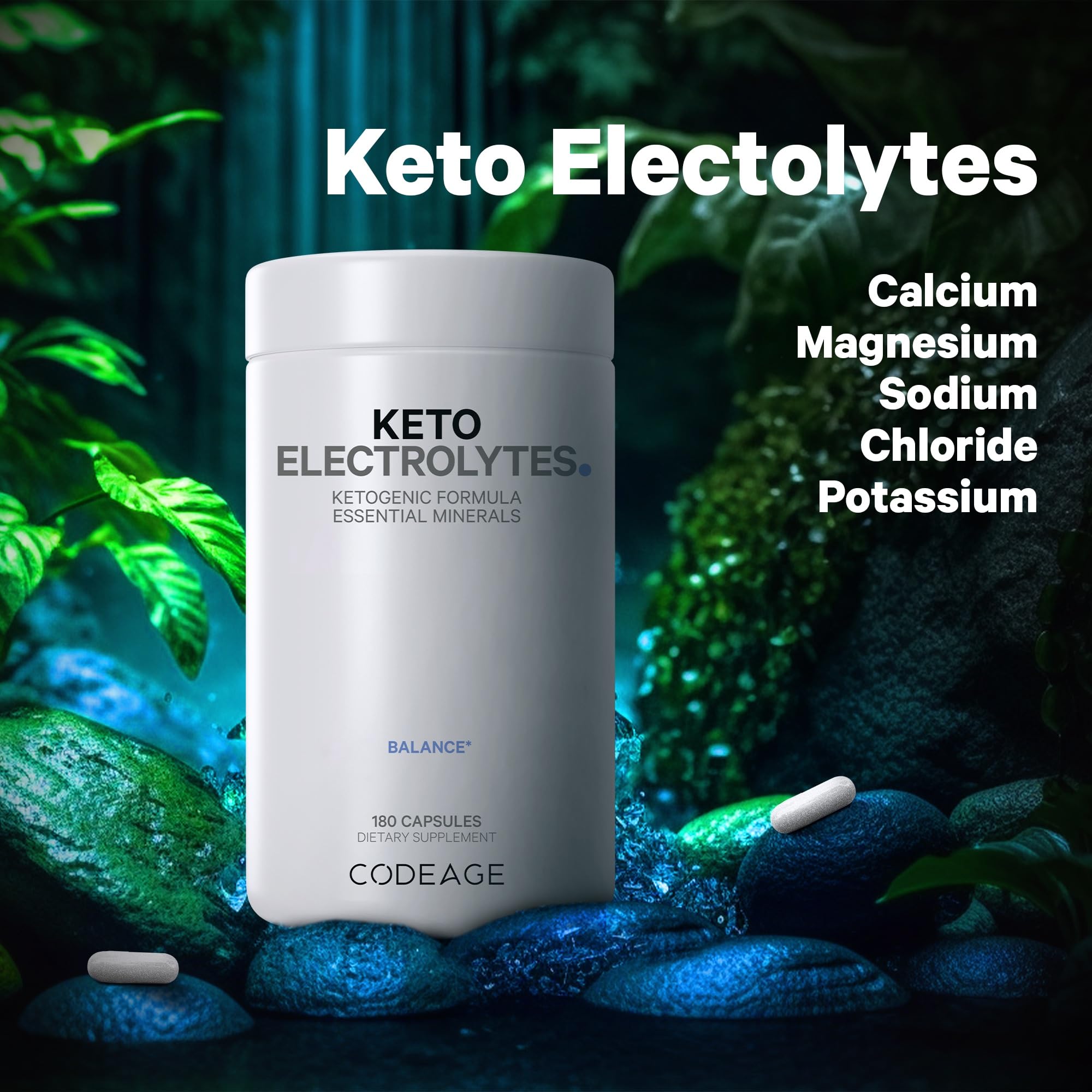 Keto Electrolytes Supplement – Vegan Electrolyte Tablets w Magnesium, Potassium Codeage buy supplements canada