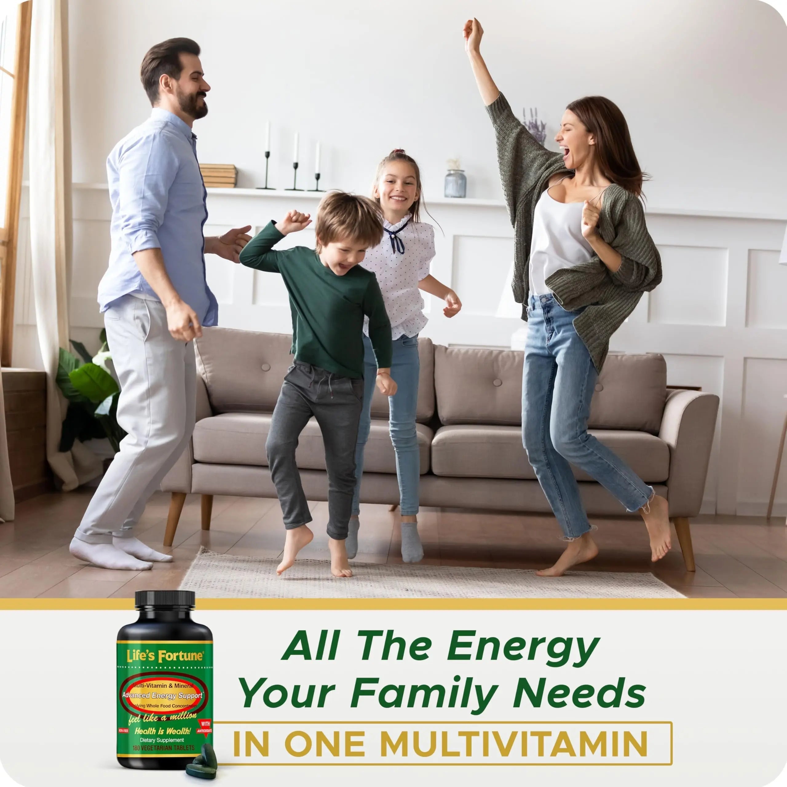 Life's Fortune Multivitamin & Mineral Supplement, Daily Natural Energy Source for Men & Women, with Superfood Greens Life's Fortune buy supplements canada
