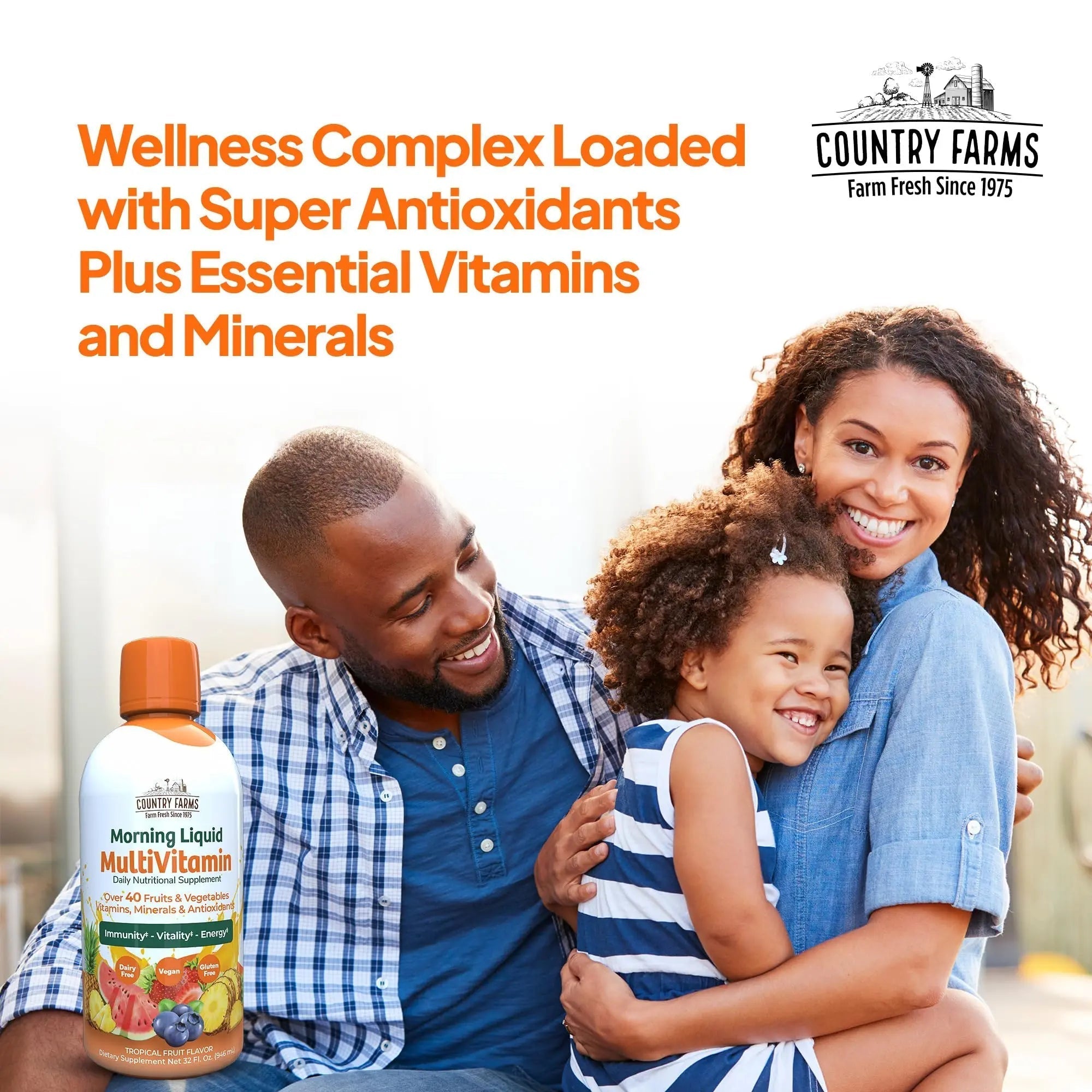 Country Farms Liquid Multivitamin, Vitamins and Minerals for Immune Support and Energy, Herbal Blend, Vegan Country Farms buy supplements canada