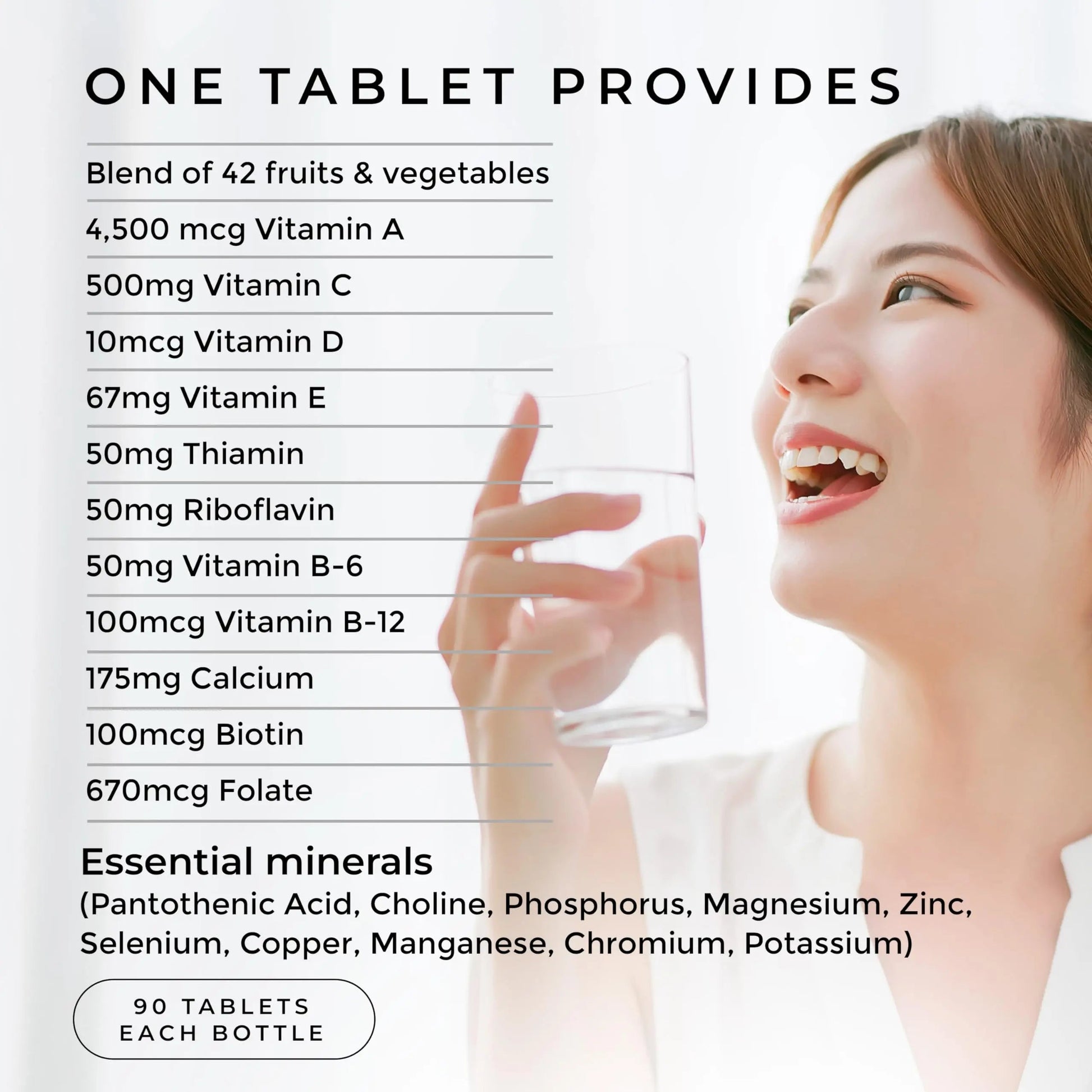 Fruit and Veggies Supplement - Multi Vitamins for Adults w/ Vitamins A, B Complex, D, E, Zinc, Biotin, Calcium - Fruit Vegetable Supplements for Energy & Immunity Support Daily Defense buy supplements canada