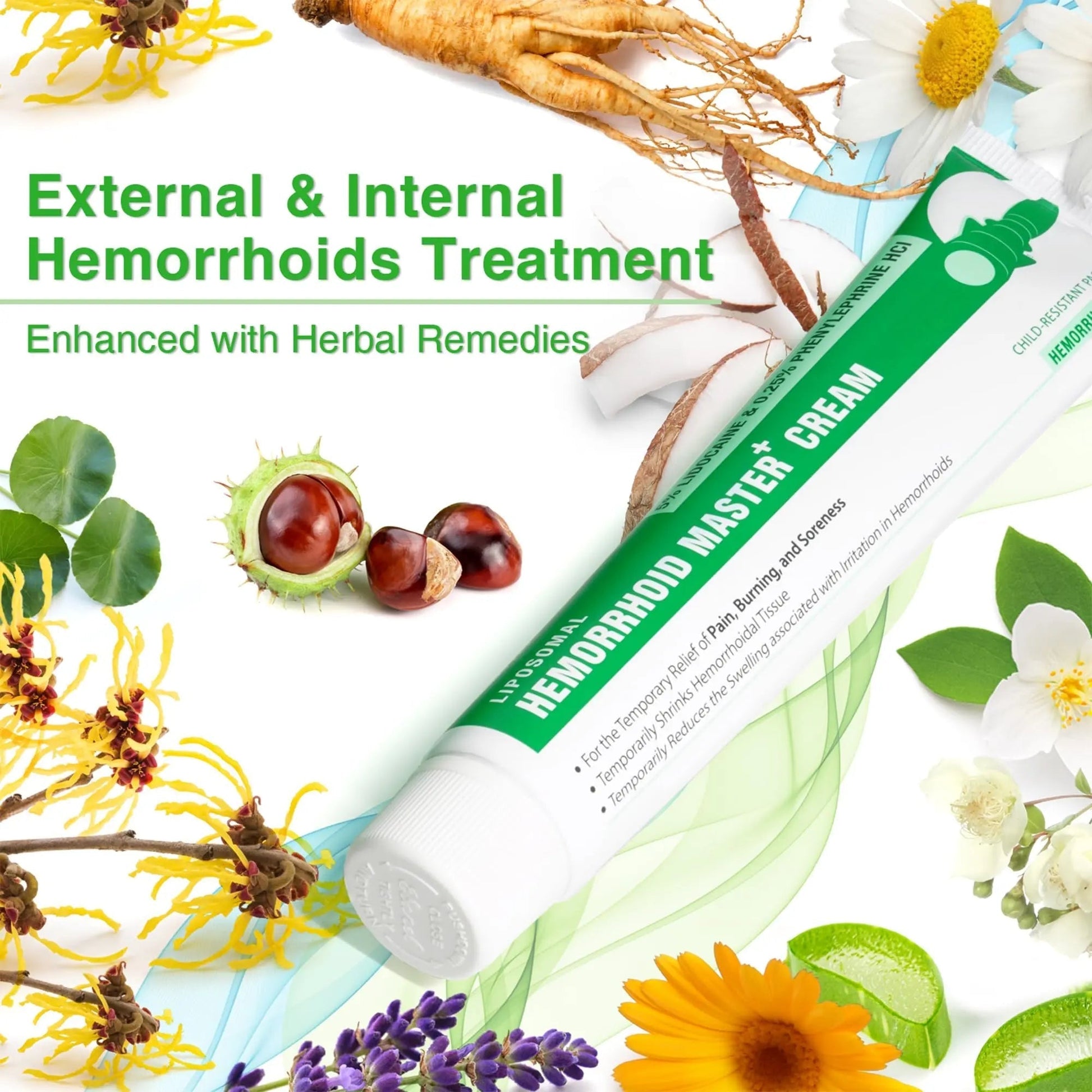 Ebanel 5% Lidocaine Hemorrhoid Treatment Cream with Witch Hazel, Phenylephrine, Horse Chestnut, Vitamin B6, Zinc Oxide, External and Internal Hemorrhoids Treatment Burn Itch Pain Relief Anal Cream Ebanel buy supplements canada