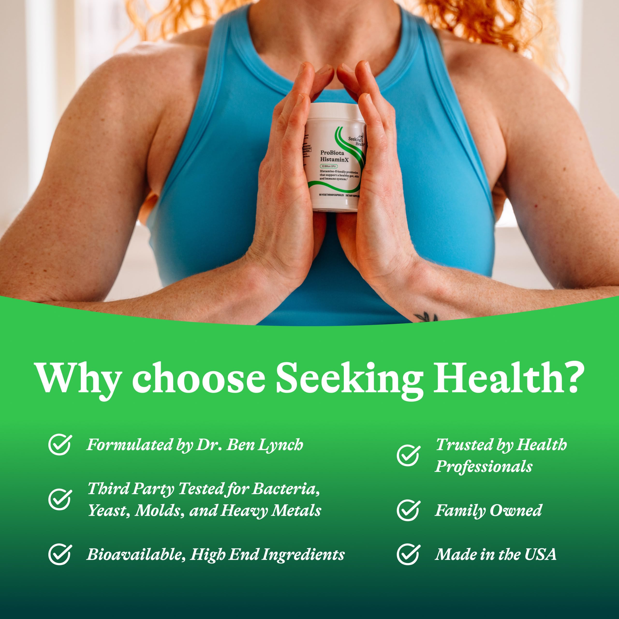 Seeking Health ProBiota HistaminX - Digestion Supplement for Gut Health Support - Support Histamine with Lactobacillus Plantarum & Lactobacillus Salivarius Seeking Health buy supplements canada
