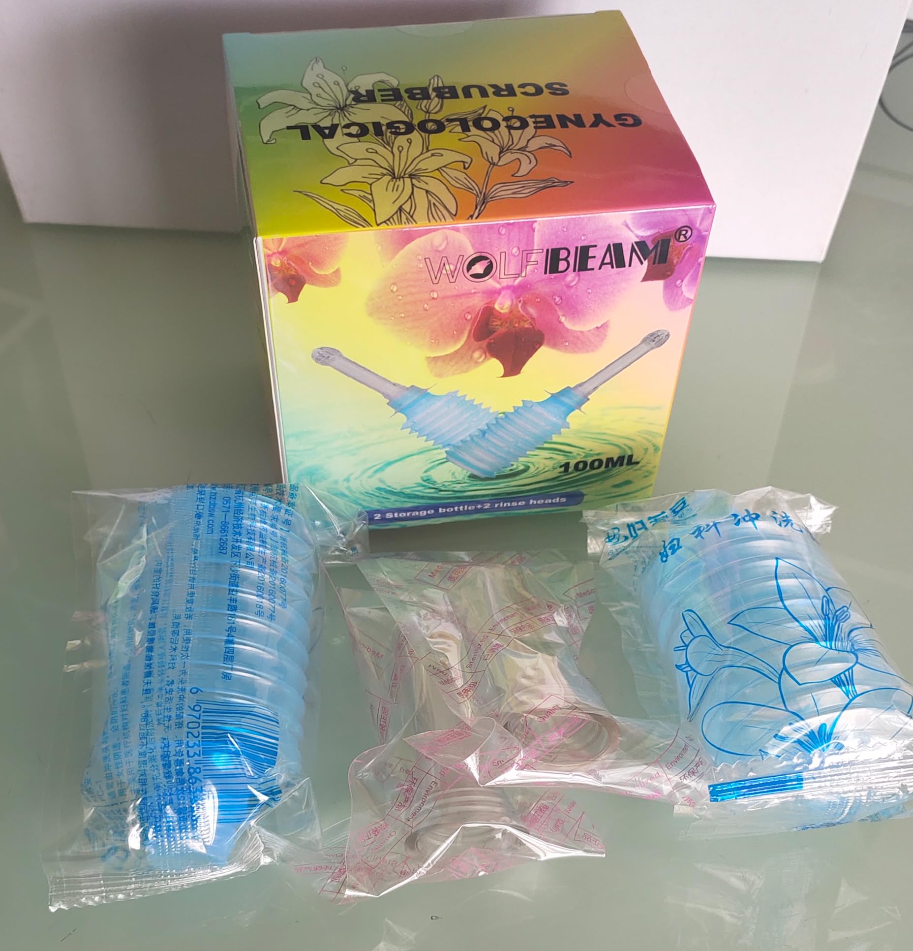Wolfbeam Irrigator Cleaning Products for Women Enema Bulb Syringe Vaginal Cleaner Enema Cleanser wolf-beam buy supplements canada