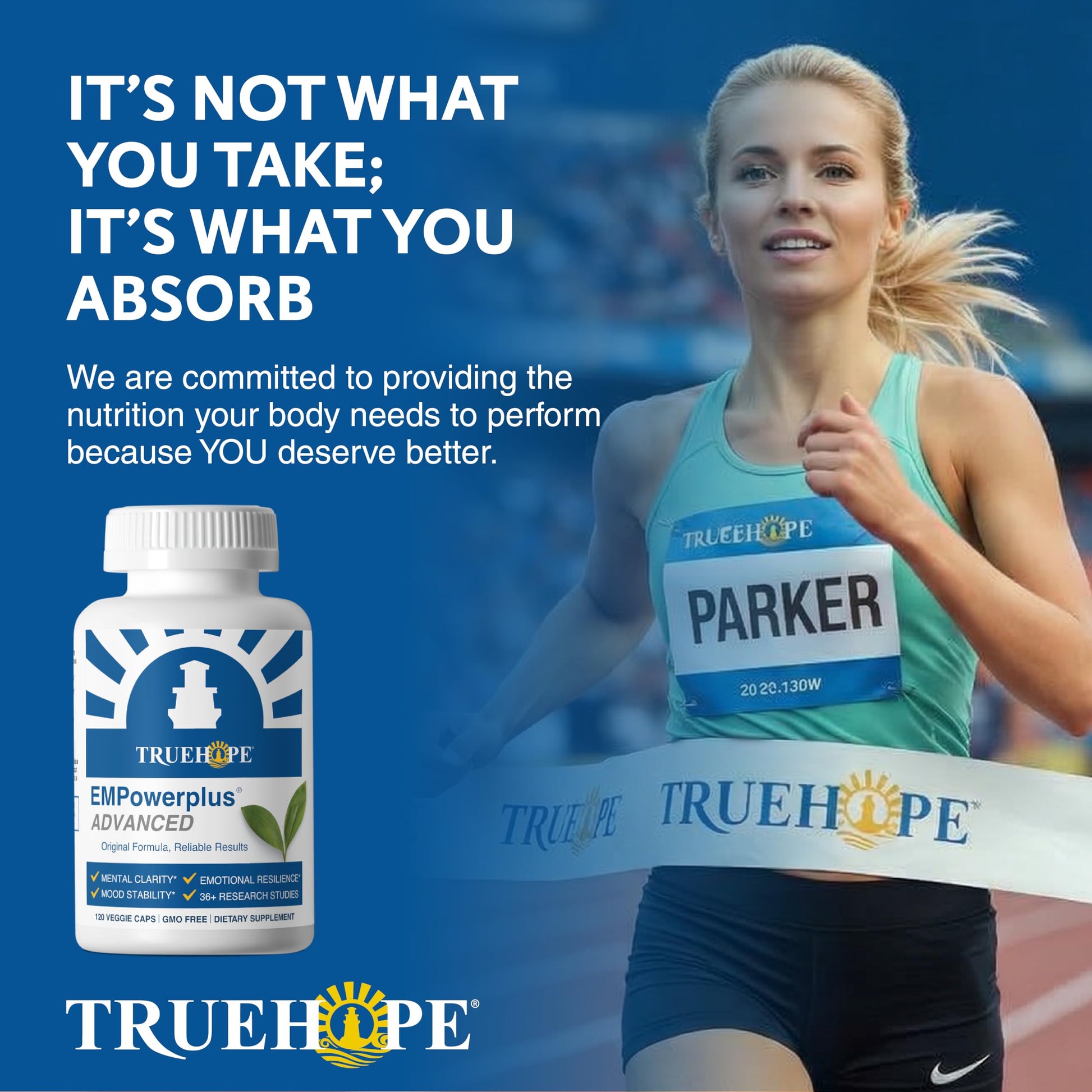 Truehope EMPowerplus Advanced Multivitamin for Women & Men - Broad-Spectrum Multivitamins & Chelated Minerals | 1000% Better Absorption | 37 Research Studies & 28 Years of Success | 30 Day Supply Truehope buy supplements canada