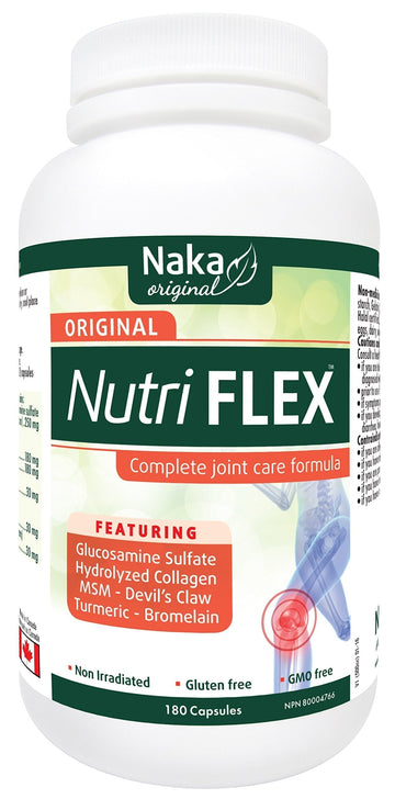 Nutri Flex Complete Joint Care Formula (180 Capsules) Nutri-Flex NutriFlex Brand: Naka NAKA buy supplements canada