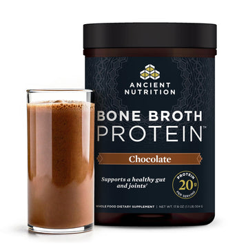 Ancient Nutrition Protein Powder Made from Real Bone Broth, Chocolate, 20g Protein Per Serving, 20 Serving Tub, Gluten Free Hydrolyzed Collagen Ancient Nutrition buy supplements canada