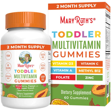 MaryRuth Organics Sugar Free Vitamin Gummies for Kids Age 2 | 2 Month Supply Multivitamin with Vitamin C, D3, Zinc | 1 Gummy Per Day | Toddler Vitamins MaryRuth Organics buy supplements canada