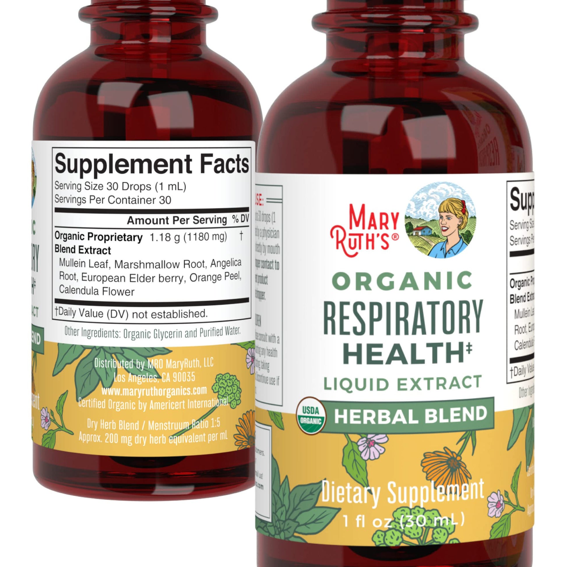 MaryRuth's | USDA Organic Respiratory Health Herbal Supplement Extract MaryRuth Organics buy supplements canada