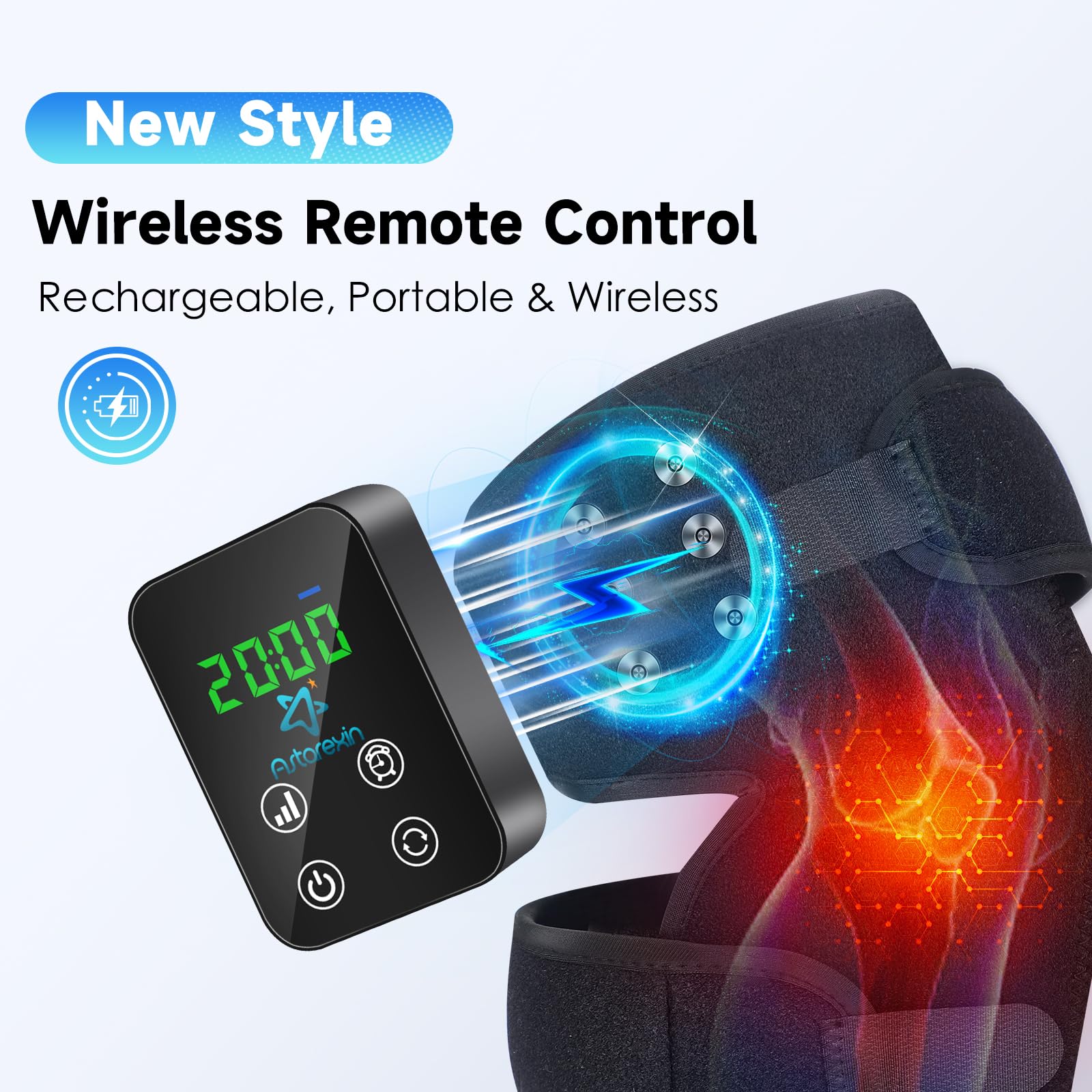Red Light Therapy Knee Brace: Pain Relief Infrared Heating Pad 72 LED Heat Lamp Pain Relief Astarexin buy supplements canada