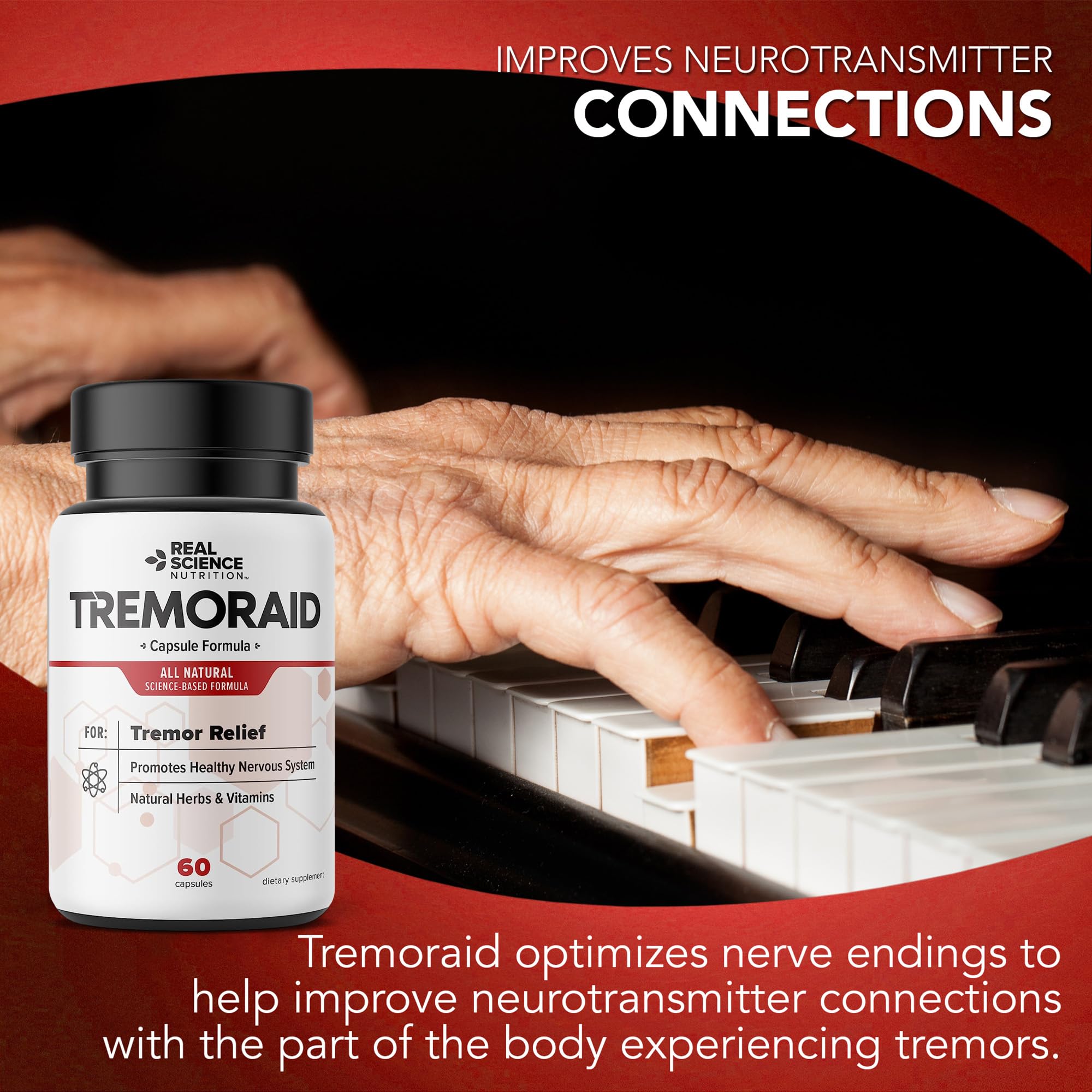 Tremoraid Essential Tremor Relief Supplements (60 Caps)* (3 Bottles) Tremoraid buy supplements canada