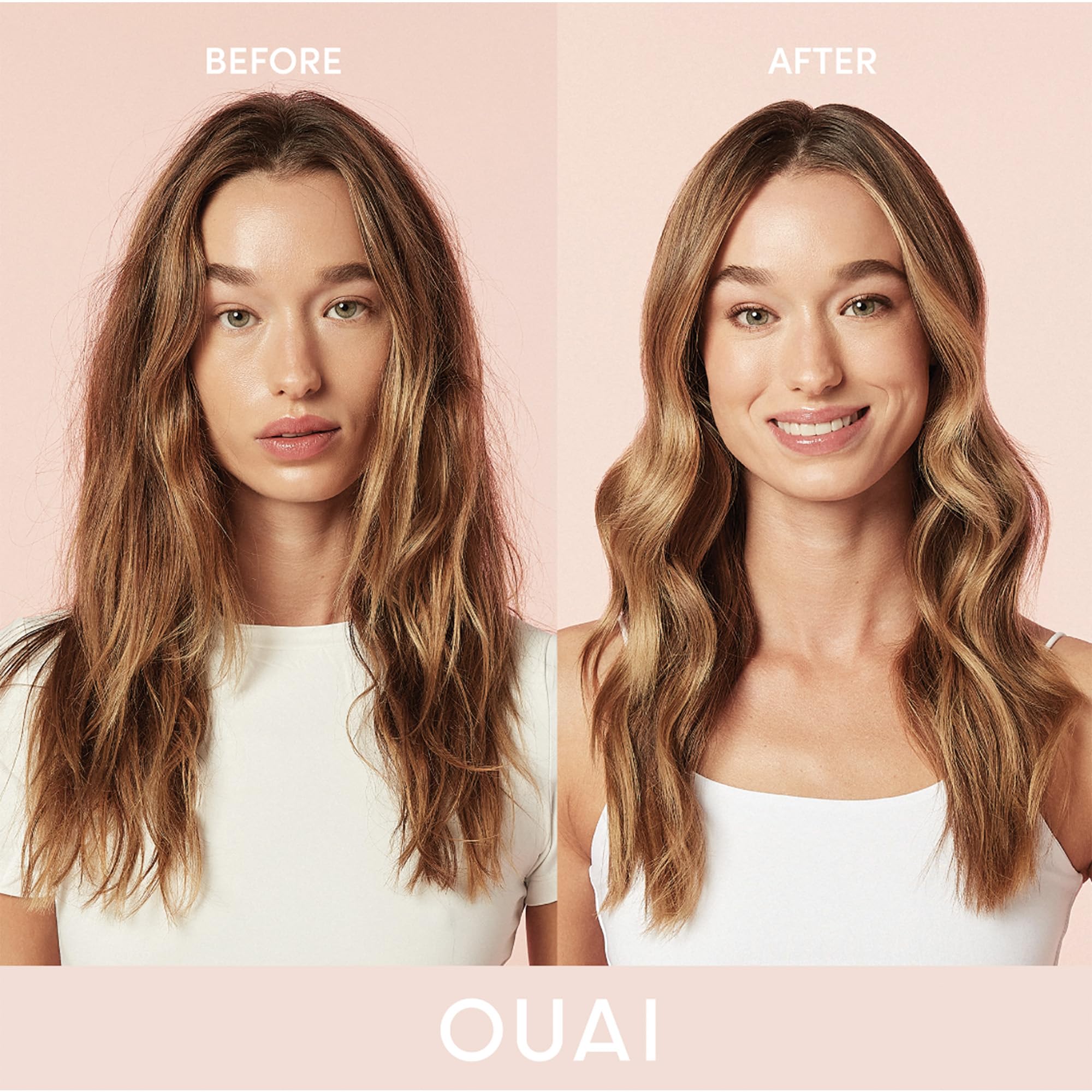 OUAI Anti Frizz Cream - Moisturizing Hair Cream with Frizz Control & Heat Protection - Provides Lasting Hydration with Jackfruit & Beetroot Extract - Paraben, Phthalate & Sulfate Free (6 oz) OUAI buy supplements canada