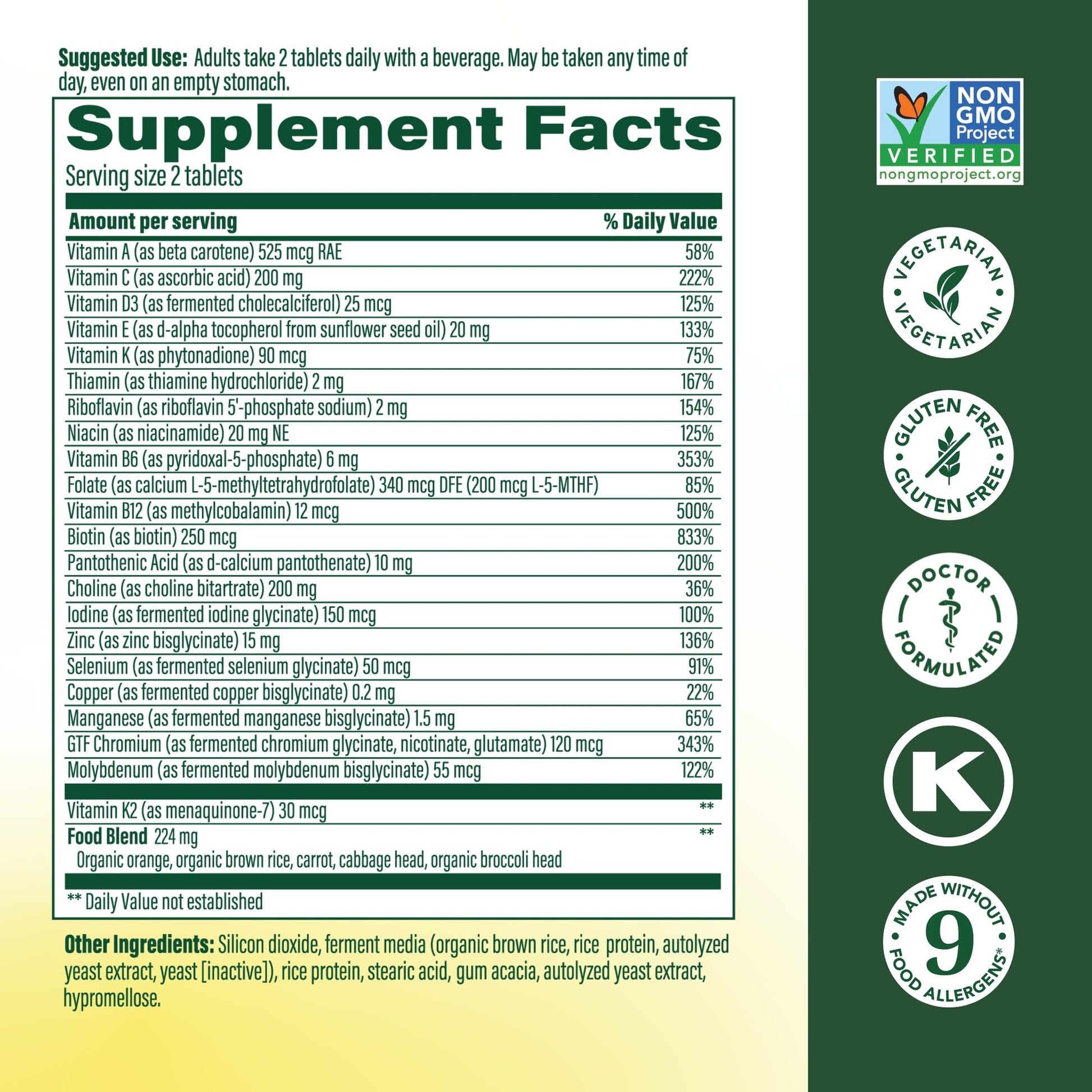 MegaFood Men's 40+ Advanced Multivitamin for Men - Dr-Formulated - Choline, Vitamin B, Vitamin C, Vitamin D, Zinc & Real Food MegaFood buy supplements canada