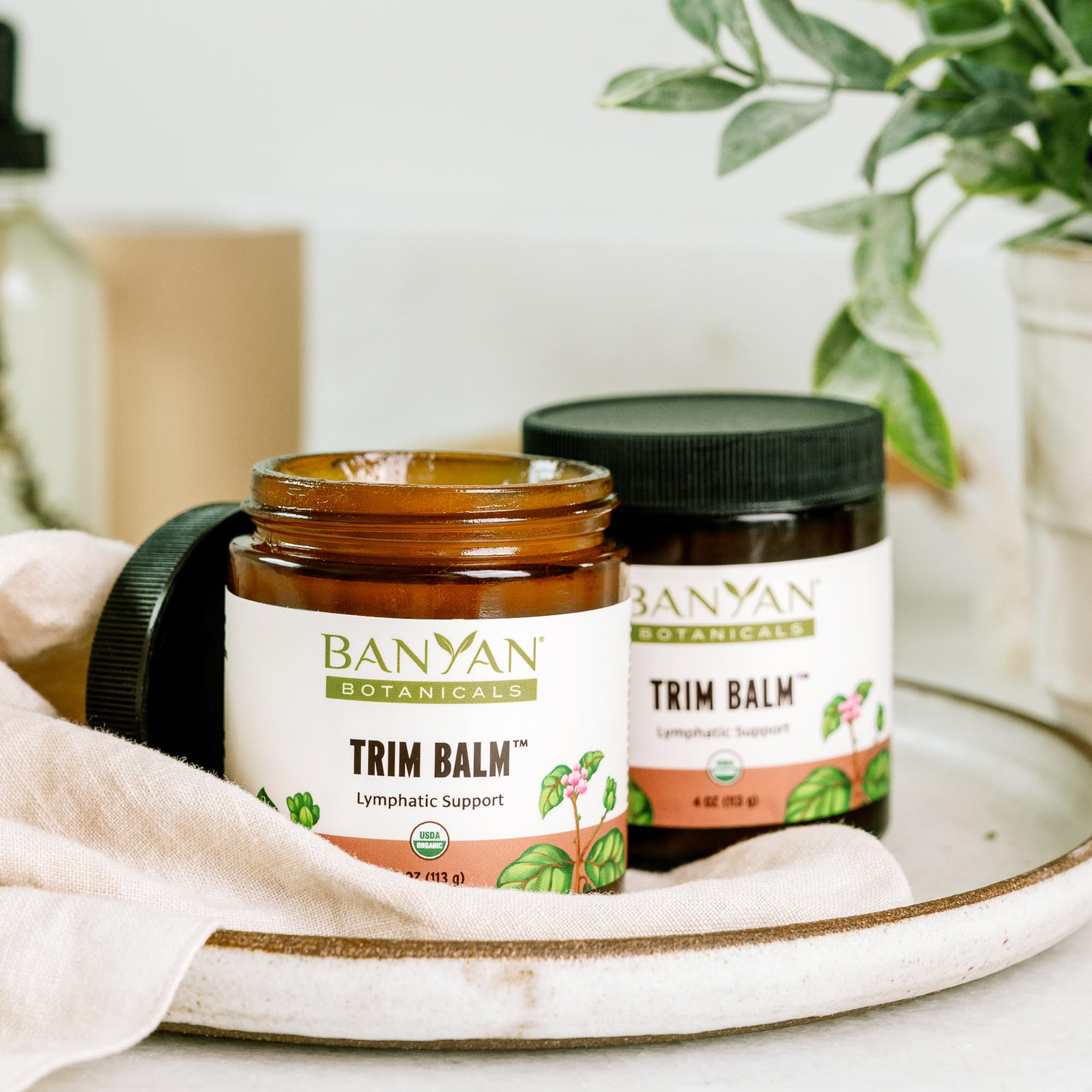 Banyan Botanicals Trim Balm - Certified Organic, 4 oz - Chitrak and Guggulu Increases Metabolism Banyan Botanicals buy supplements canada