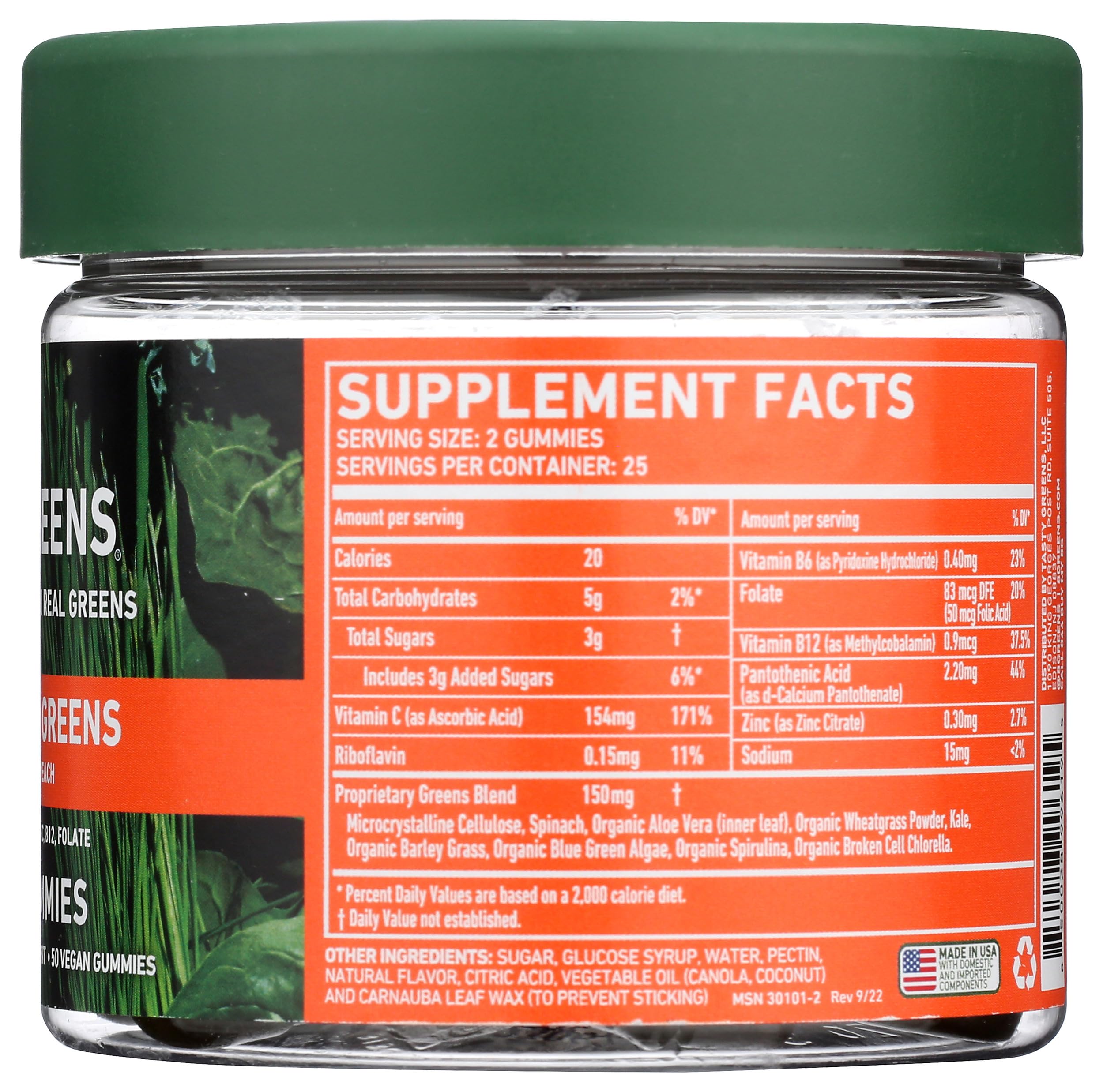 8Greens Daily Greens Gummies - Superfood Booster, Energy & Immune Support 8Greens buy supplements canada