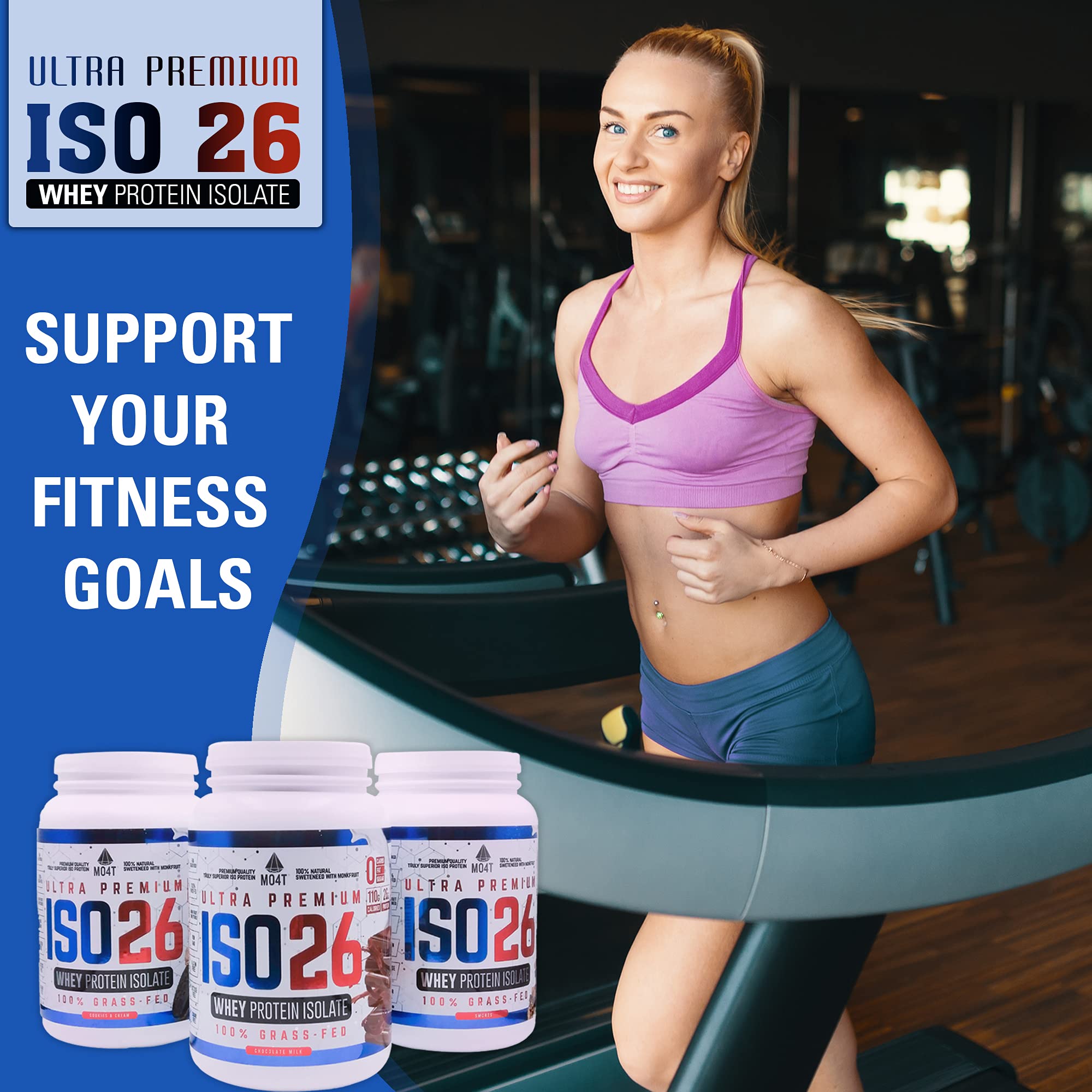 MOMOF4TRANSFORM MO4T Grass Fed Whey Protein Isolate Powder, Naturally Sweetened MOMOF4TRANSFORM buy supplements canada