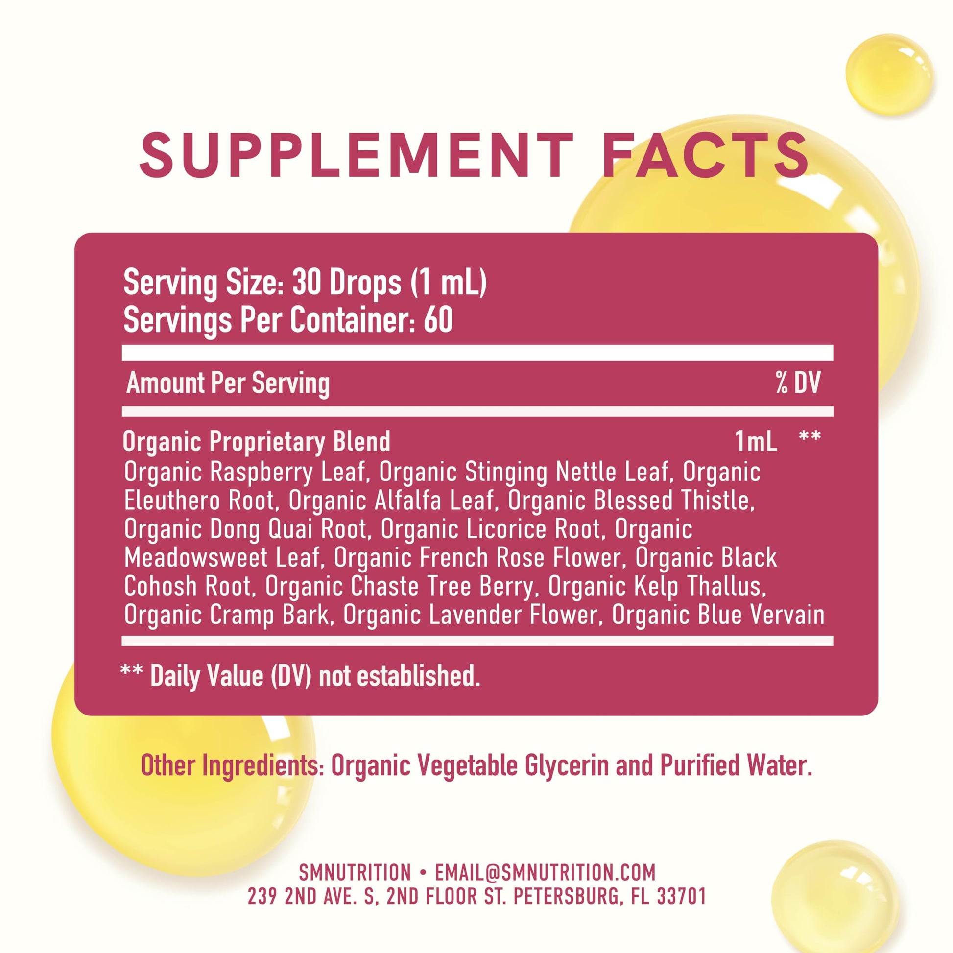 Hormone Balance Liquid Drops | with Black Cohosh, Stinging Nettle, Red Raspberry Leaf, Chasteberry & More | Menopause, Hot Flash, & PMS Relief Menstrual Herbal Support Tincture | Vegan Formula | 2oz SMNutrition buy supplements canada