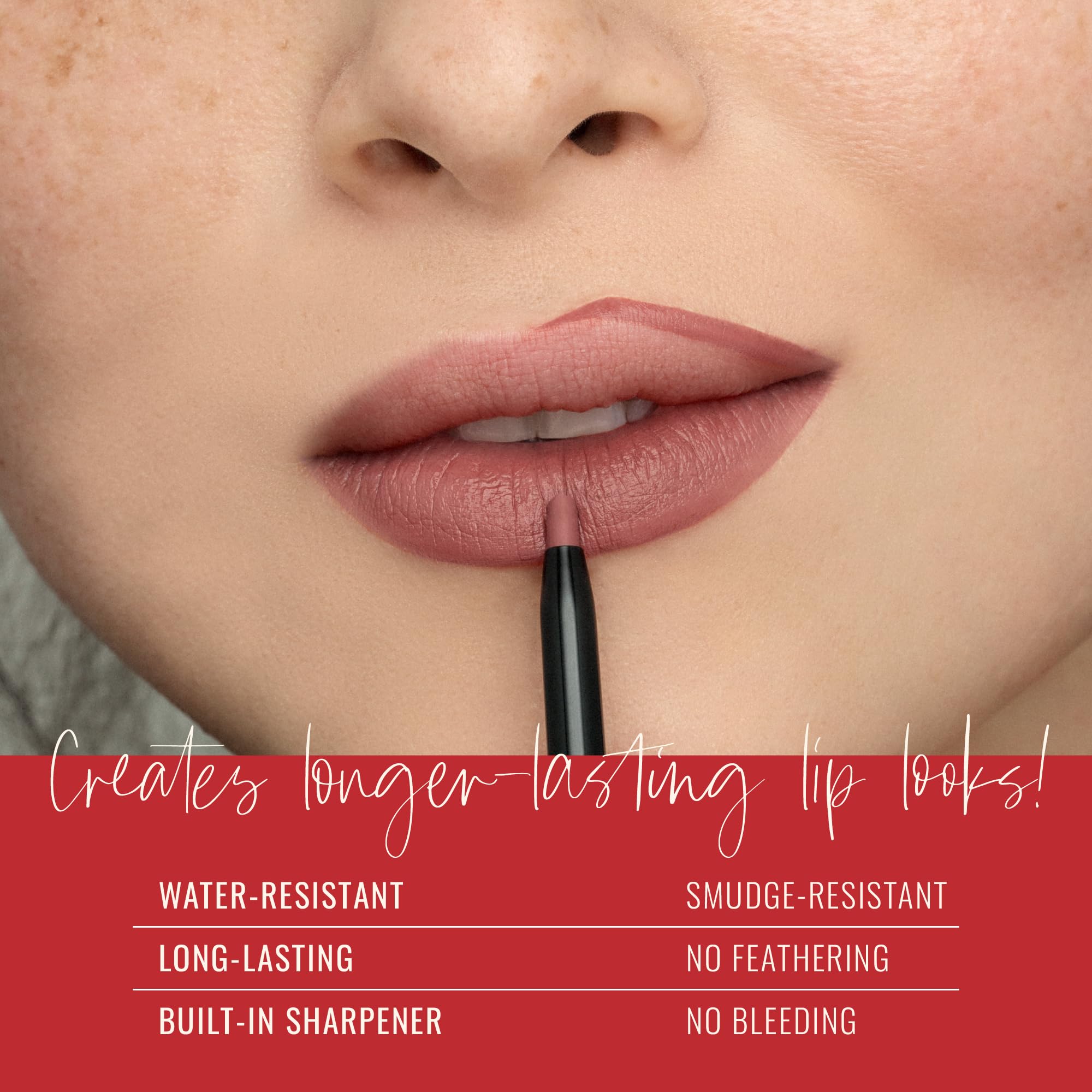 Runway Rogue Designer Liner Lip Pencil, Matte Cool Berry-Rose Lip Liner Pencil and Lip Liner Sharpener, ‘Camera Ready’ Runway Rogue buy supplements canada
