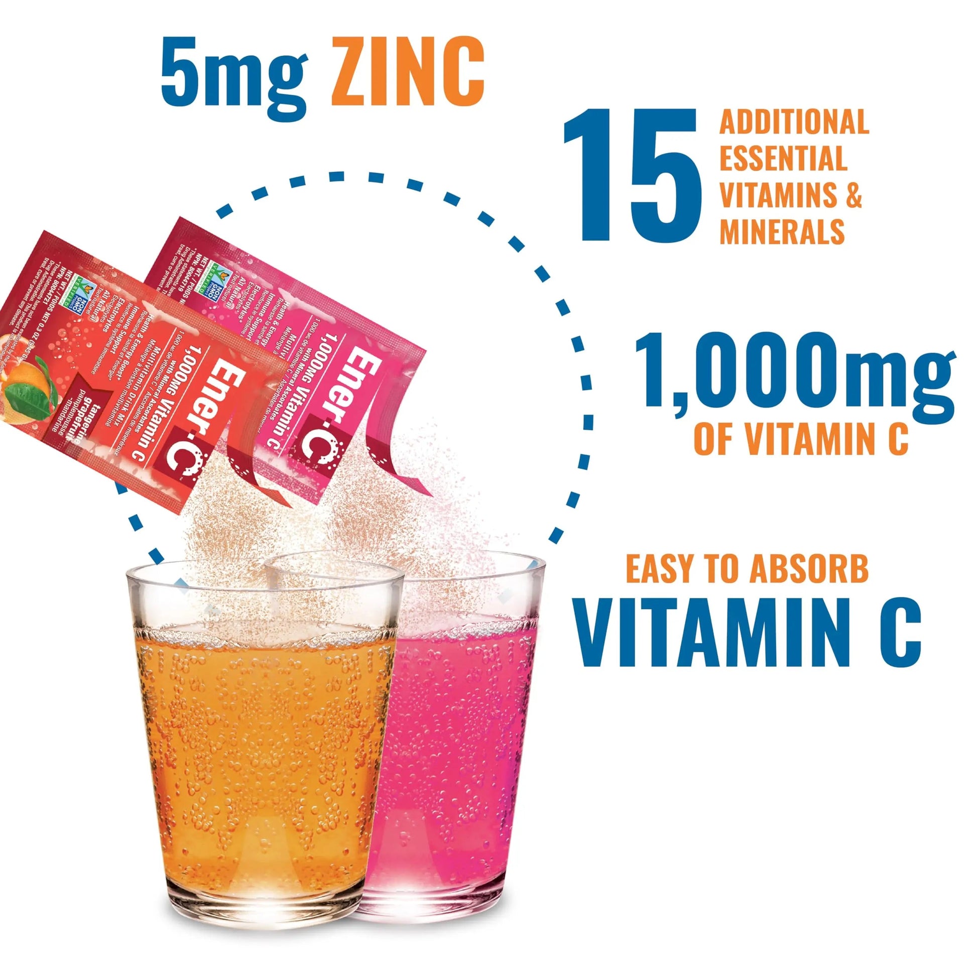 Ener-C Variety Pack Multivitamin Drink Mix Powder Vitamin C 1000mg & Electrolytes with Real Fruit Juice Natural Energy & Immune Support for Women & Men Ener-C buy supplements canada