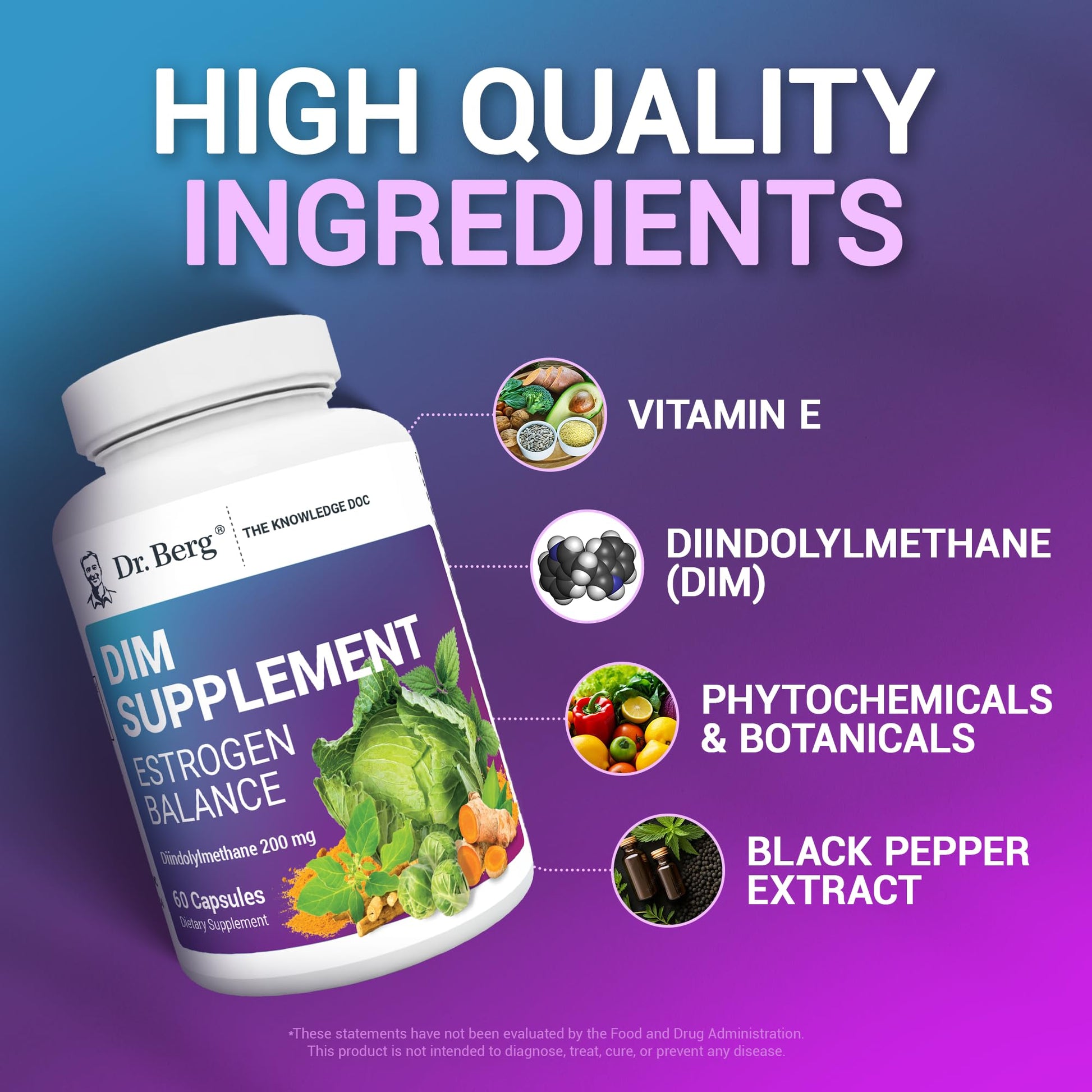 Dr. Berg DIM Supplement Estrogen Balance - Original Estrogen Supplement for Women with Diindolylmethane Dr. Berg Nutritionals buy supplements canada