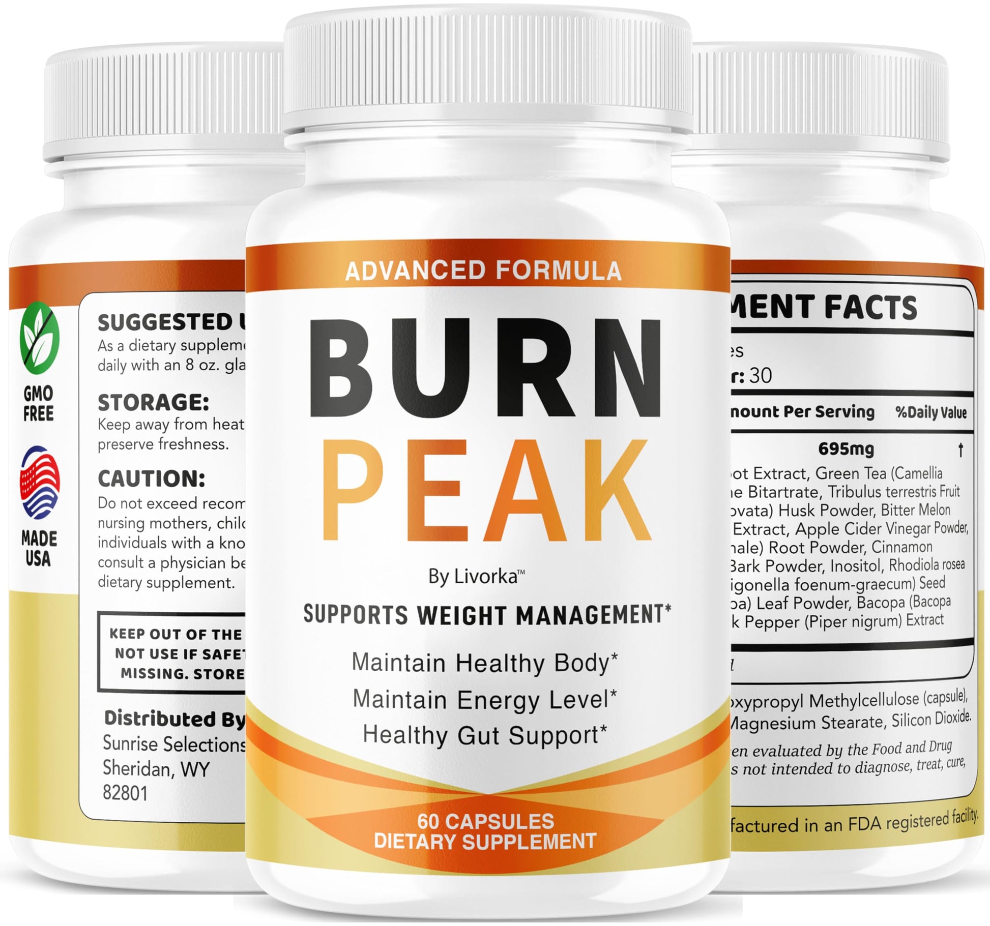 (2 Pack) Burn Peak Capsules - Official BurnPeak Weight Pills Advanced Premium Support, All Natural Burn Peak Pink Salt Trick Supplement for Overall Health & Wellness Reviews, 120 Capsules for 2 Months pharmagetics buy supplements canada