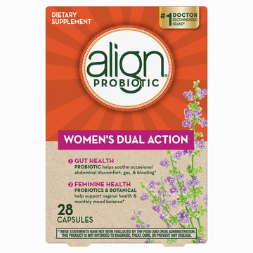 Align Probiotic, Women's Dual Action, Probiotics for Women, Multi-Strain Probiotic with Chaste Tree Align buy supplements canada