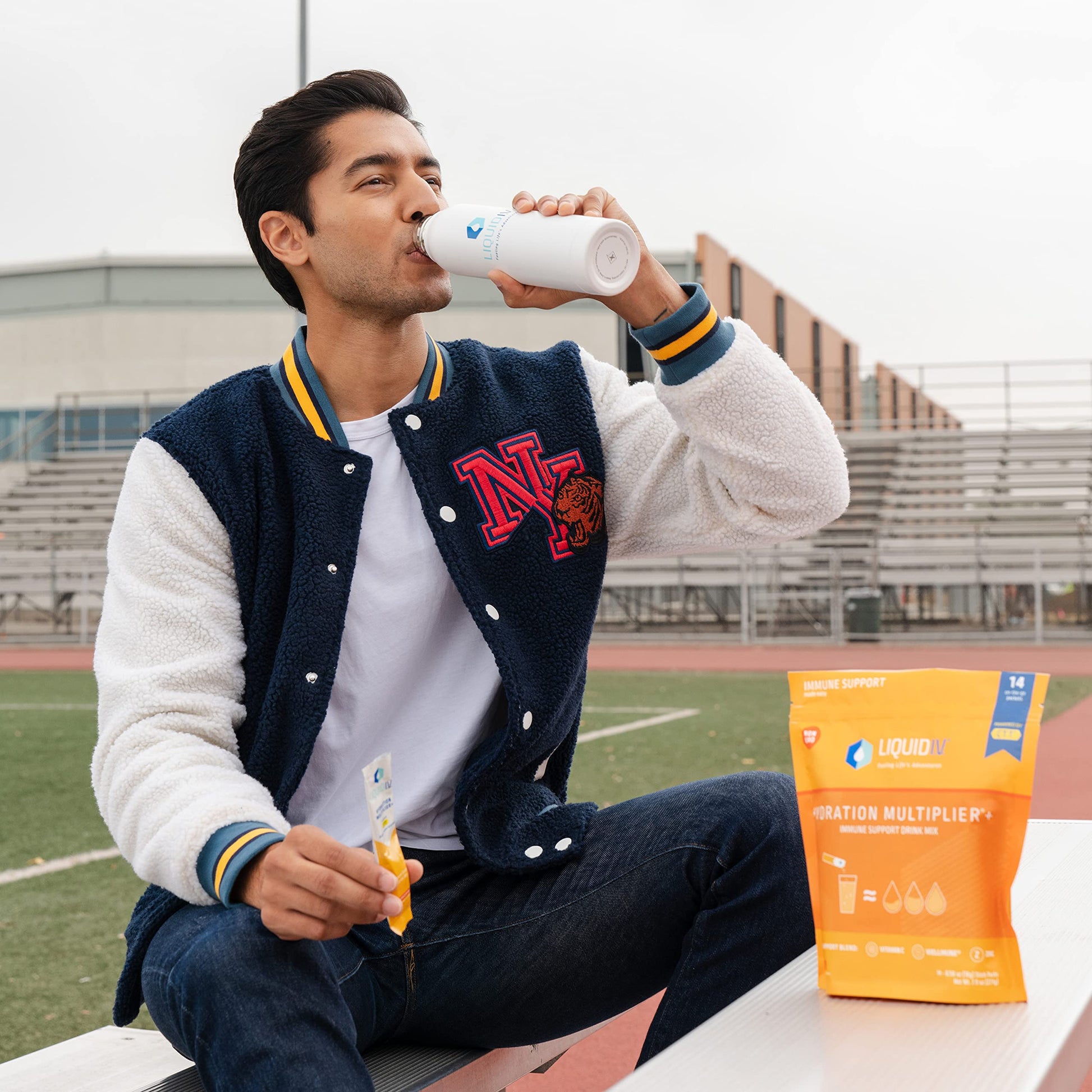 Liquid I.V. Hydration Multiplier + Immune Support - Tangerine - Hydration Powder Packets Liquid I.V. buy supplements canada