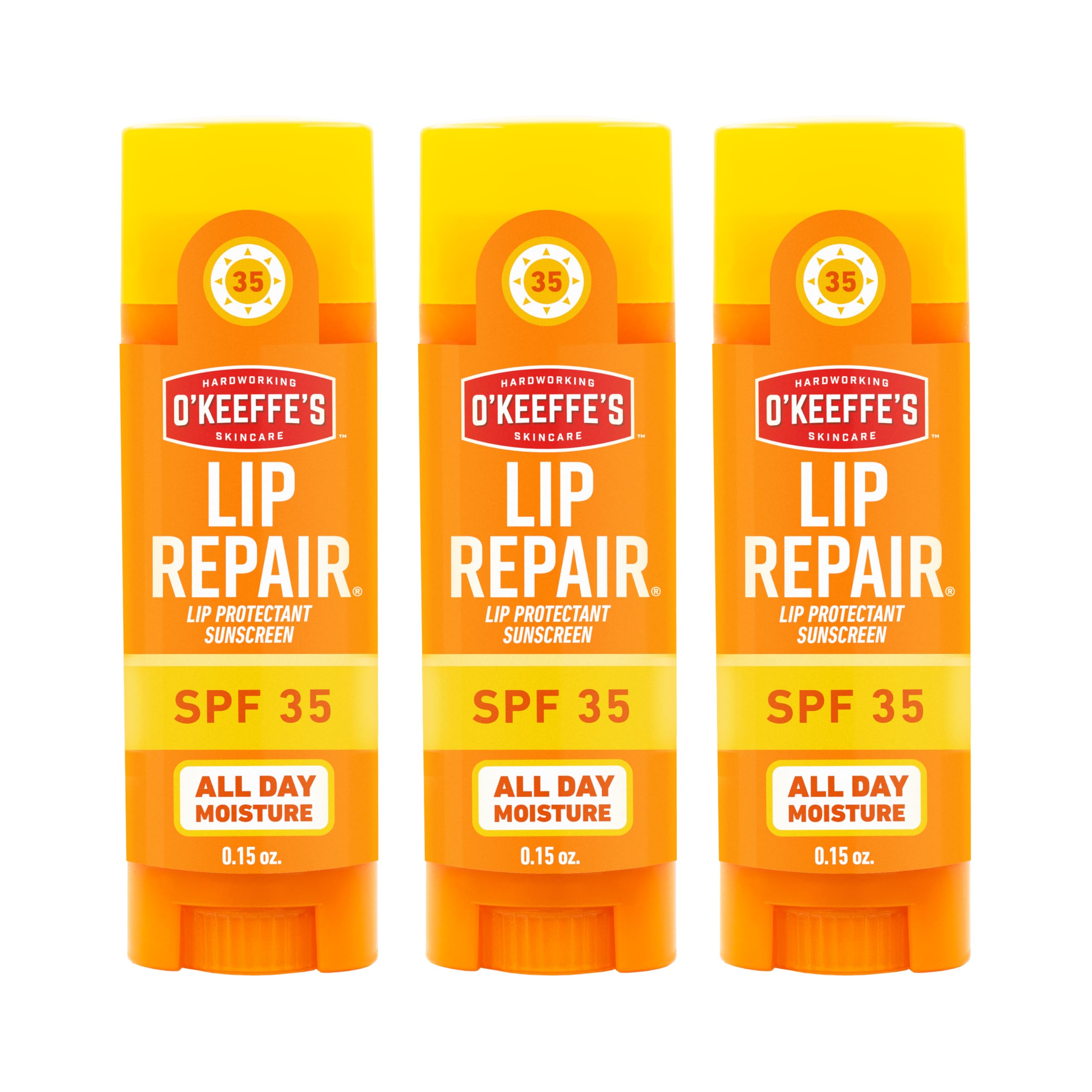 O'Keeffe's Lip Repair SPF 35 Lip Balm - Stick (3 Pack) - Sun-Safe Moisturizer for Extremely Cracked, Dry Lips O'Keeffe's buy supplements canada