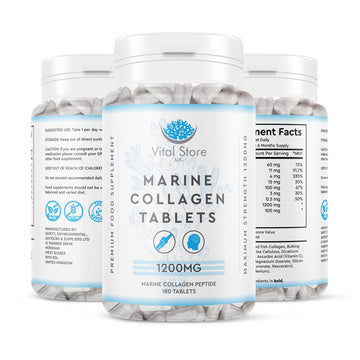 Marine Collagen Peptide Tablets 1200MG - 6 Month Supply - 180 High Strength Collagen Tablets My Store buy supplements canada