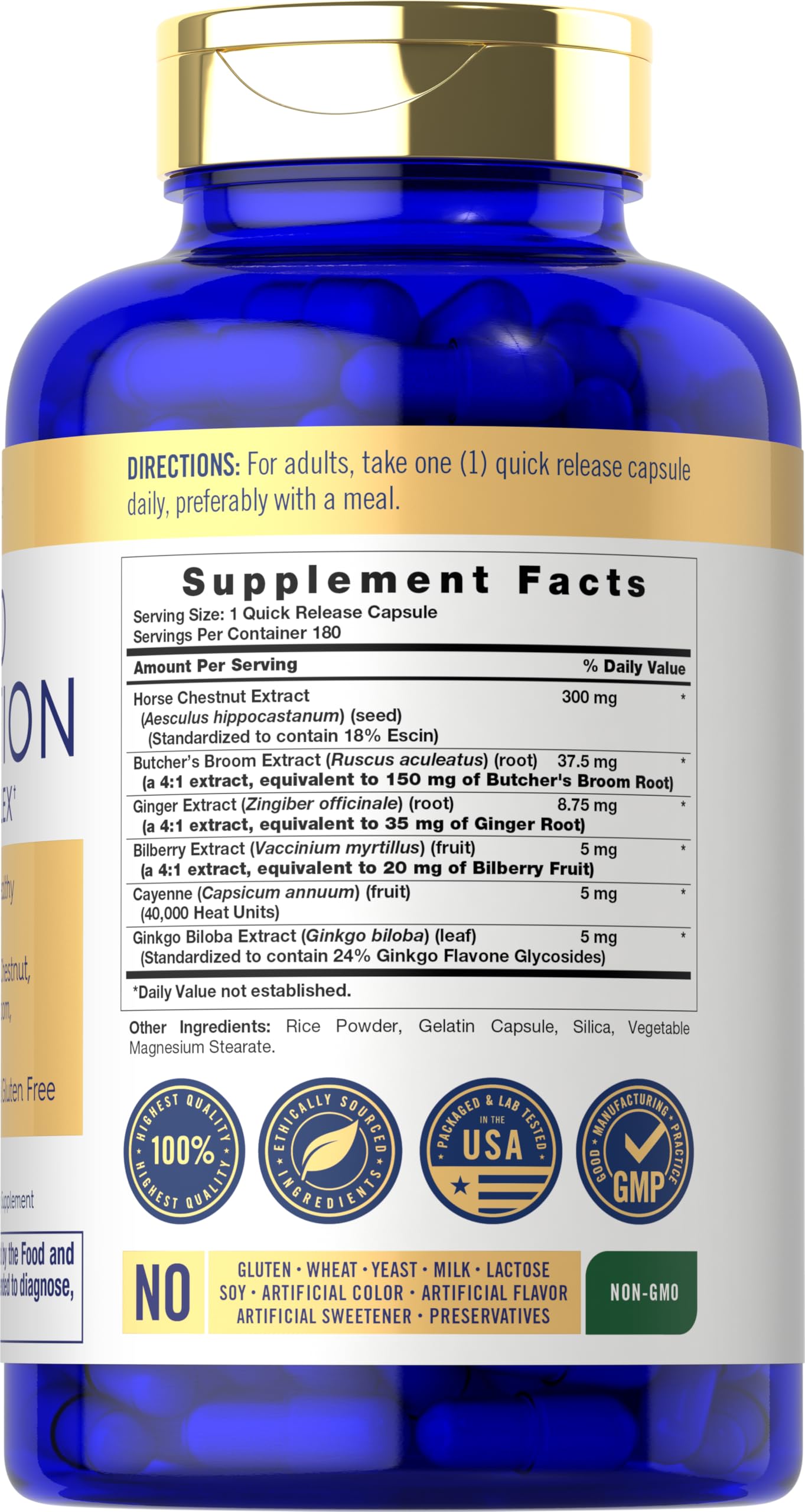 Carlyle Blood Circulation Supplement | 180 Capsules | Supports Healthy Circulation | Non-GMO, Gluten Free Carlyle buy supplements canada