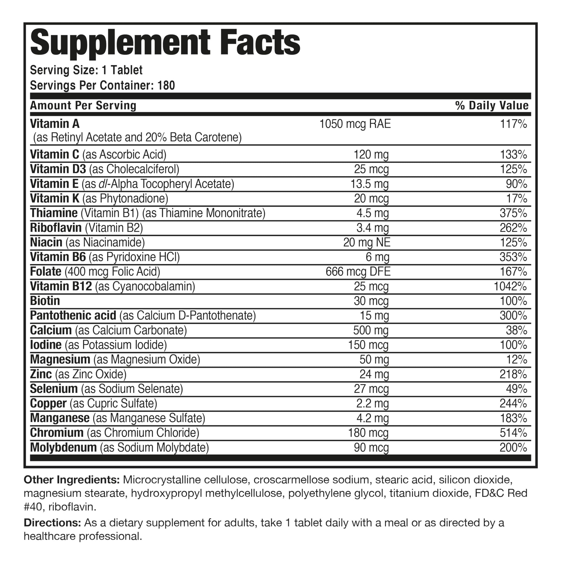 Bronson ONE Daily Women’s 50+ Complete Multivitamin Multimineral, 180 Tablets Bronson buy supplements canada