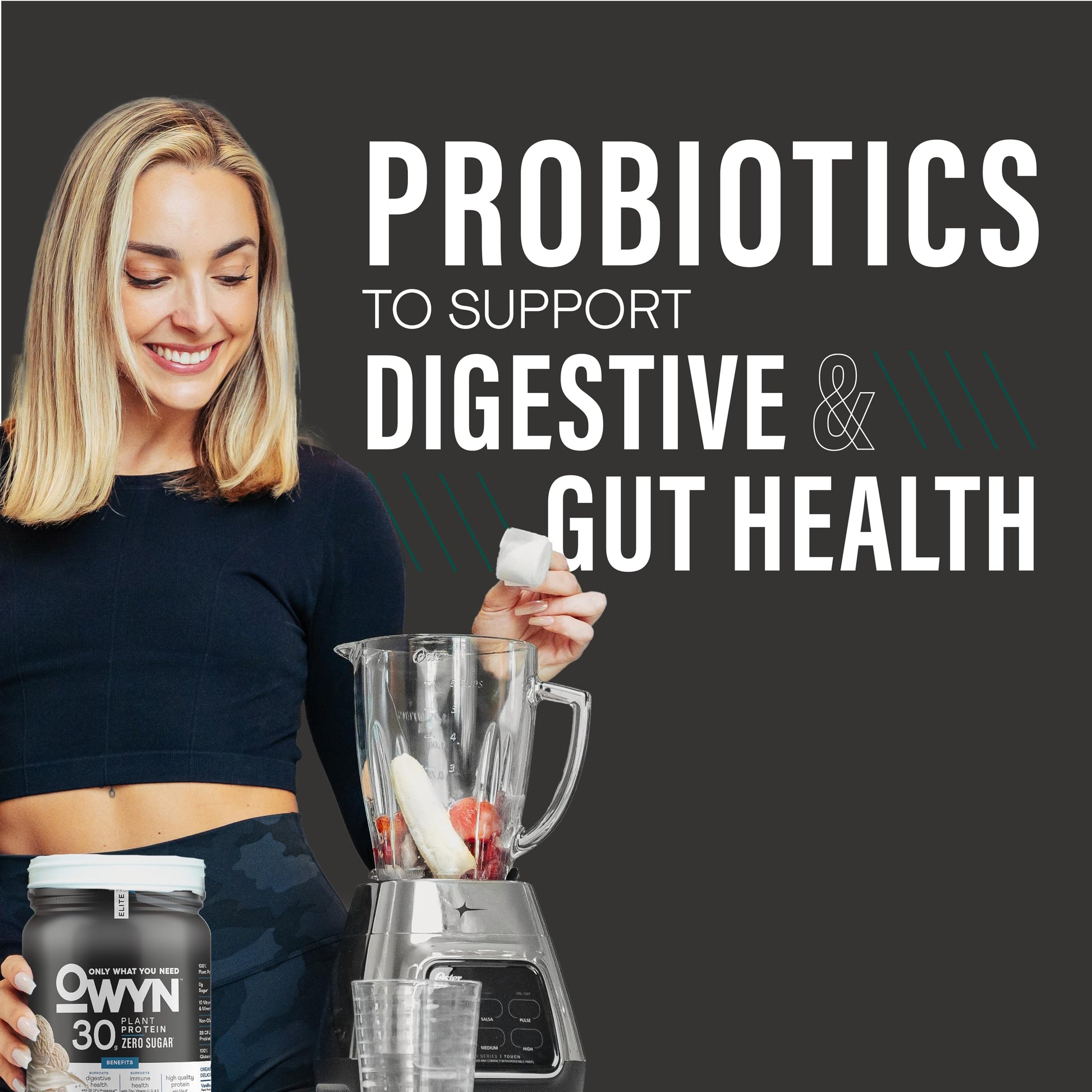 Owyn Only What You Need Pro Elite High Protein Powder, 30g Vegan Protein for Workout Recovery, Delicious Smooth Taste, Zero Sugar OWYN Only What You Need buy supplements canada