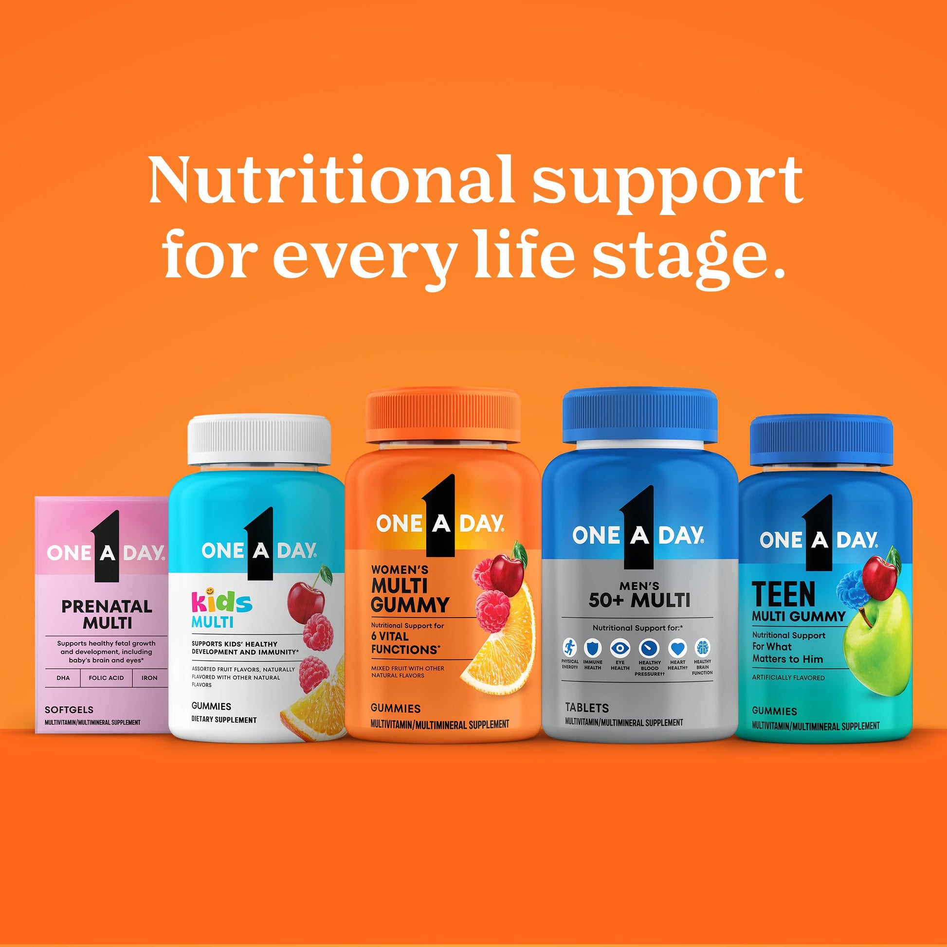 One A Day Multivitamin for Men - Daily Mens Multivitamins with Vitamin D, Zinc, Folic Acid, and B Vitamins, Physical Energy Support, 200 Count ONE A DAY buy supplements canada