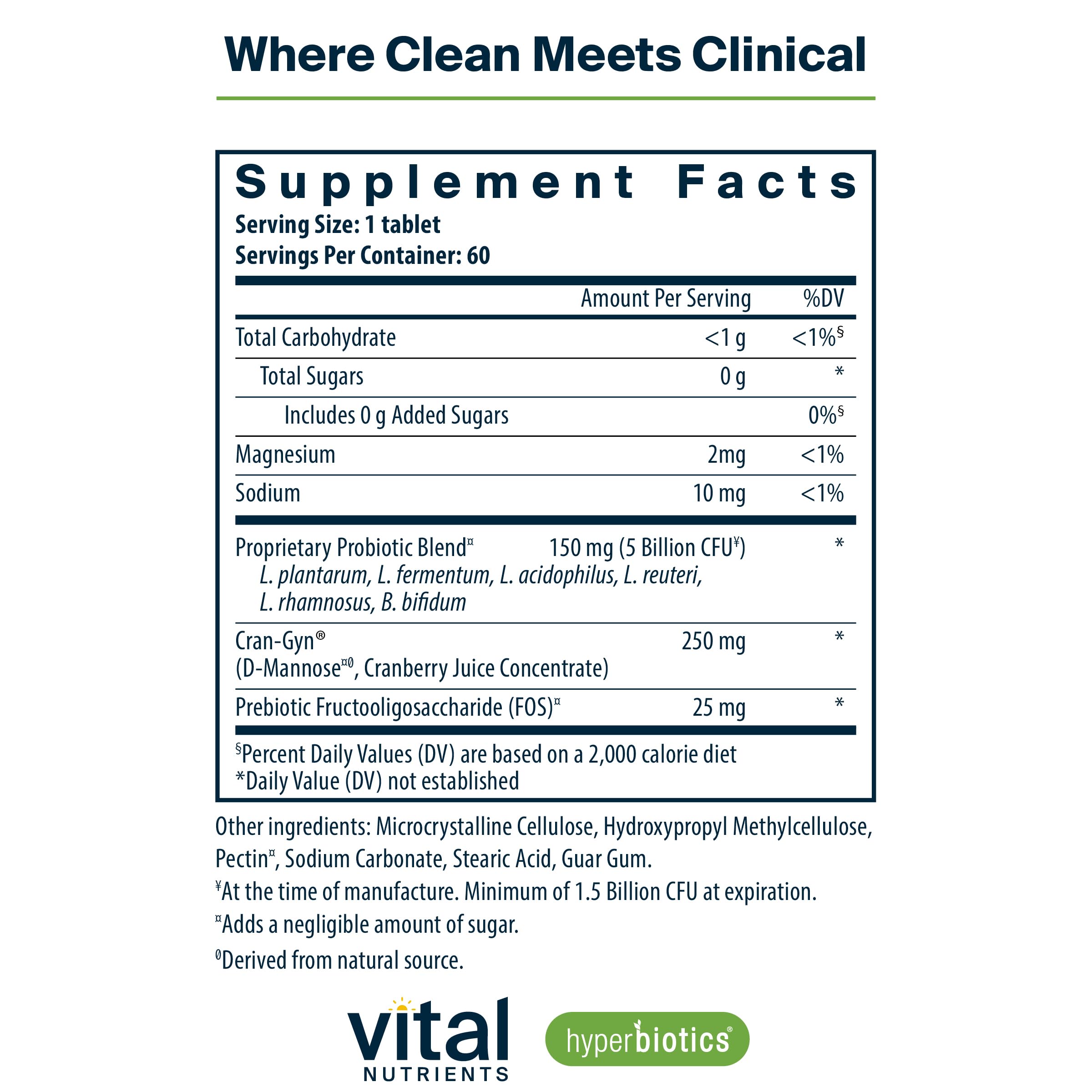 Hyperbiotics Vital Nutrients Pro Women Probiotics for Women | Vaginal Probiotics for PH Balance | Oral Probiotic for Vaginal Health and Urinary Tract Health | 6 Targeted Strains | 60 Vegan Tablets Hyperbiotics buy supplements canada
