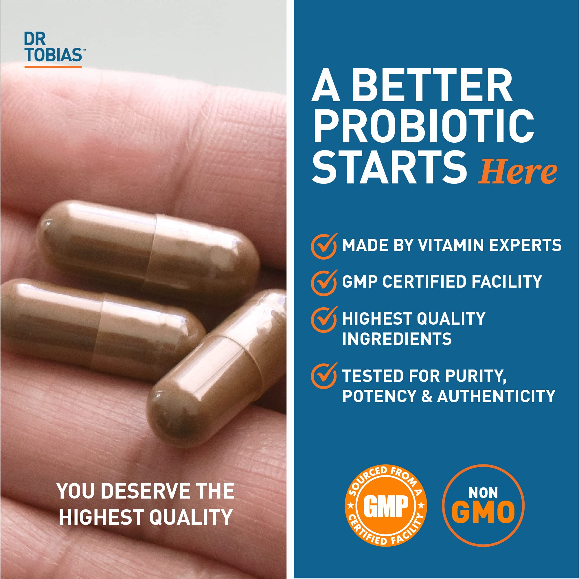 Dr. Tobias Probiotics 30 Billion, 10 Strains, 30 Billion CFU's, Targeted Release Probiotics Dr. Tobias buy supplements canada