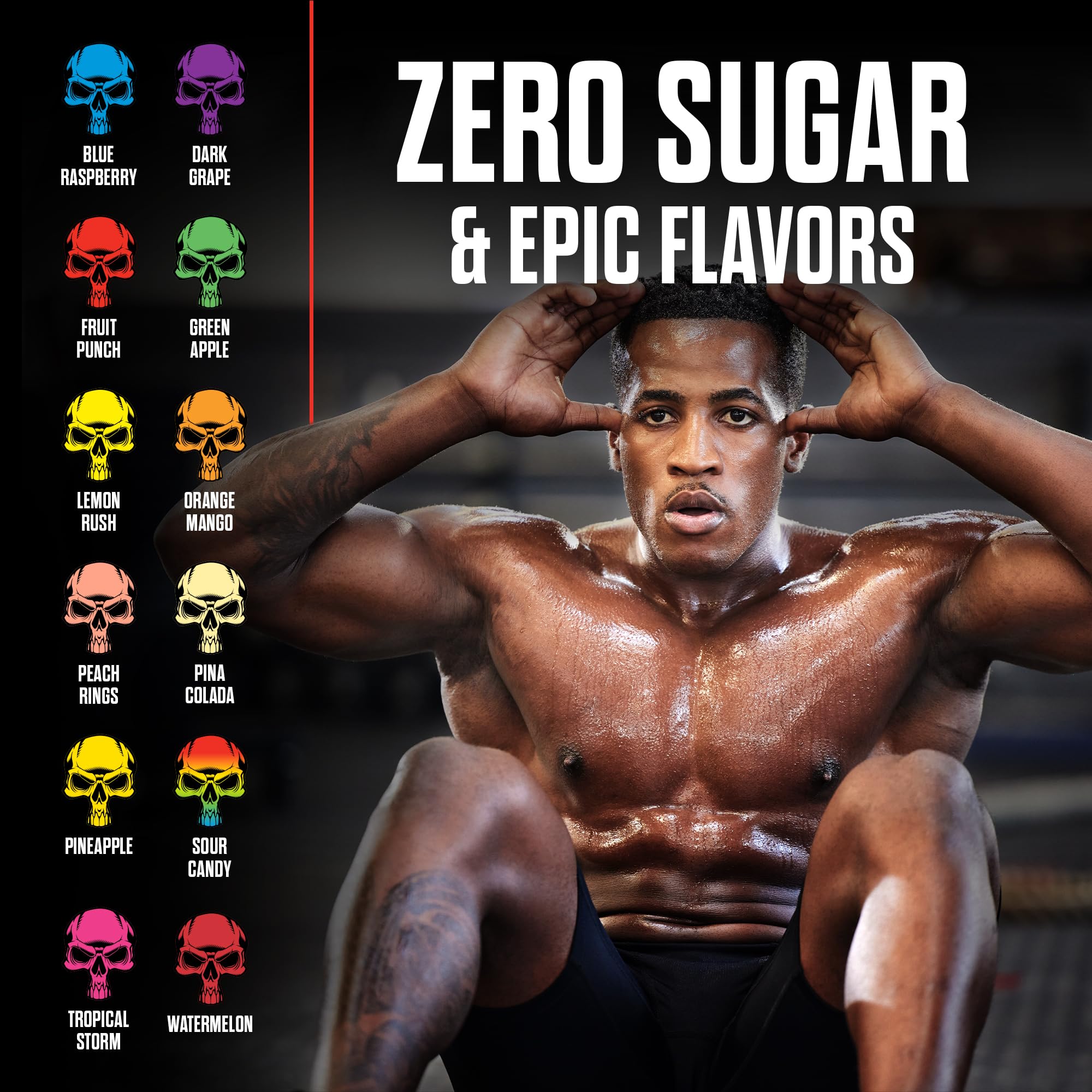 JNX SPORTS The Curse! Pre Workout Powder - Tropical Storm 50 Servings | Preworkout JNX SPORTS buy supplements canada