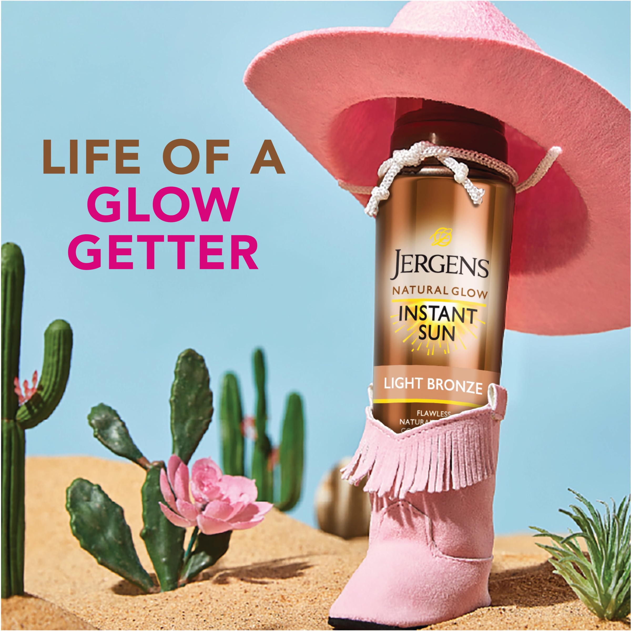 Jergens Natural Glow Instant Sun Body Mousse, Self Tanner for Light Bronze Tan, Sunless Tanning Body Bronzer Jergens buy supplements canada