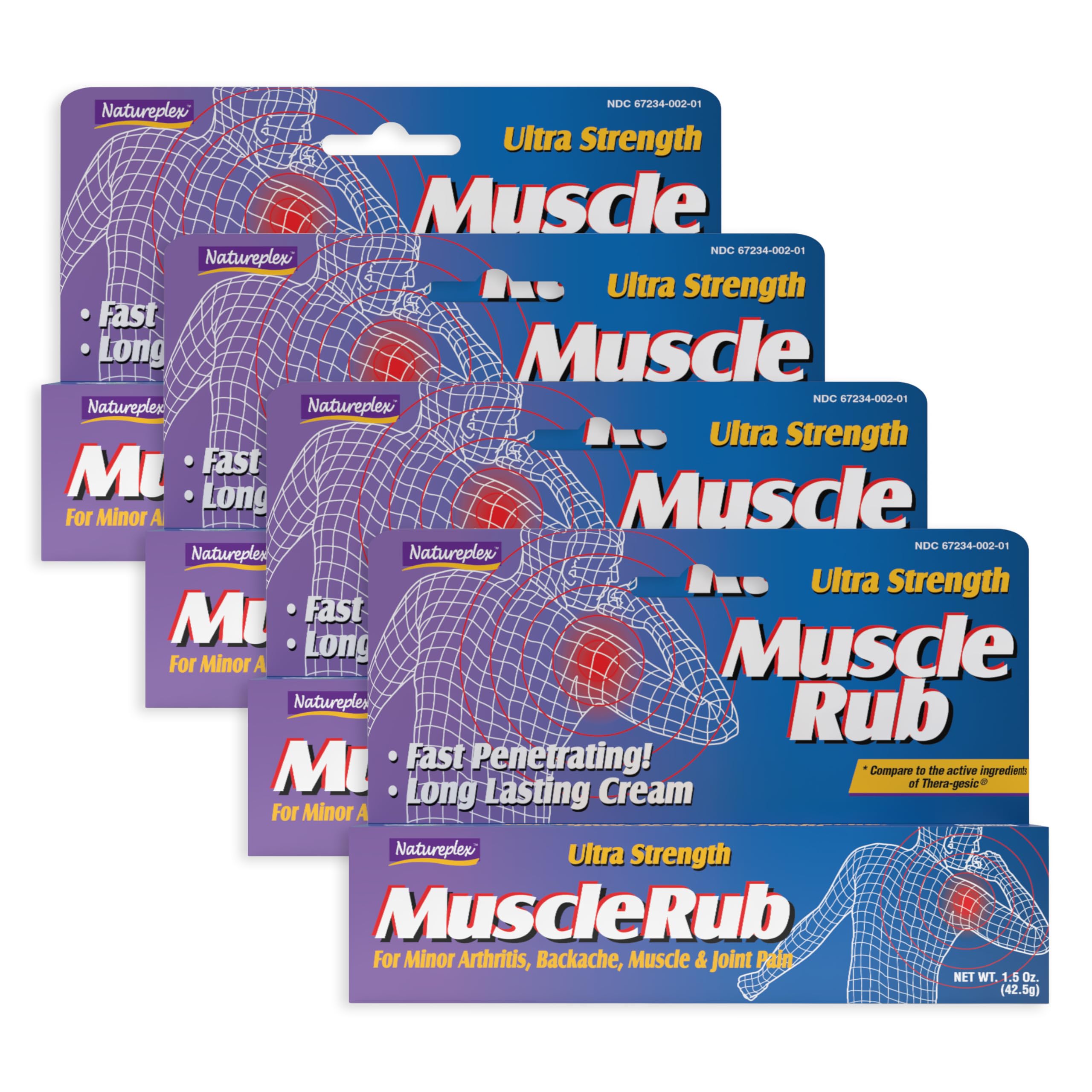Ultra Strength Muscle Rub 4 Pack Natureplex buy supplements canada